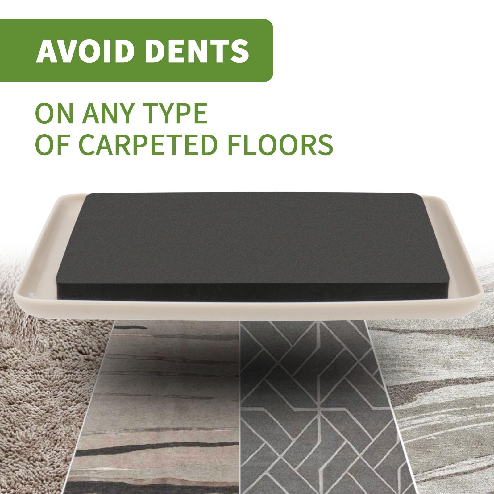 Furniture Sliders for Carpet 8 PCS (8 Count)