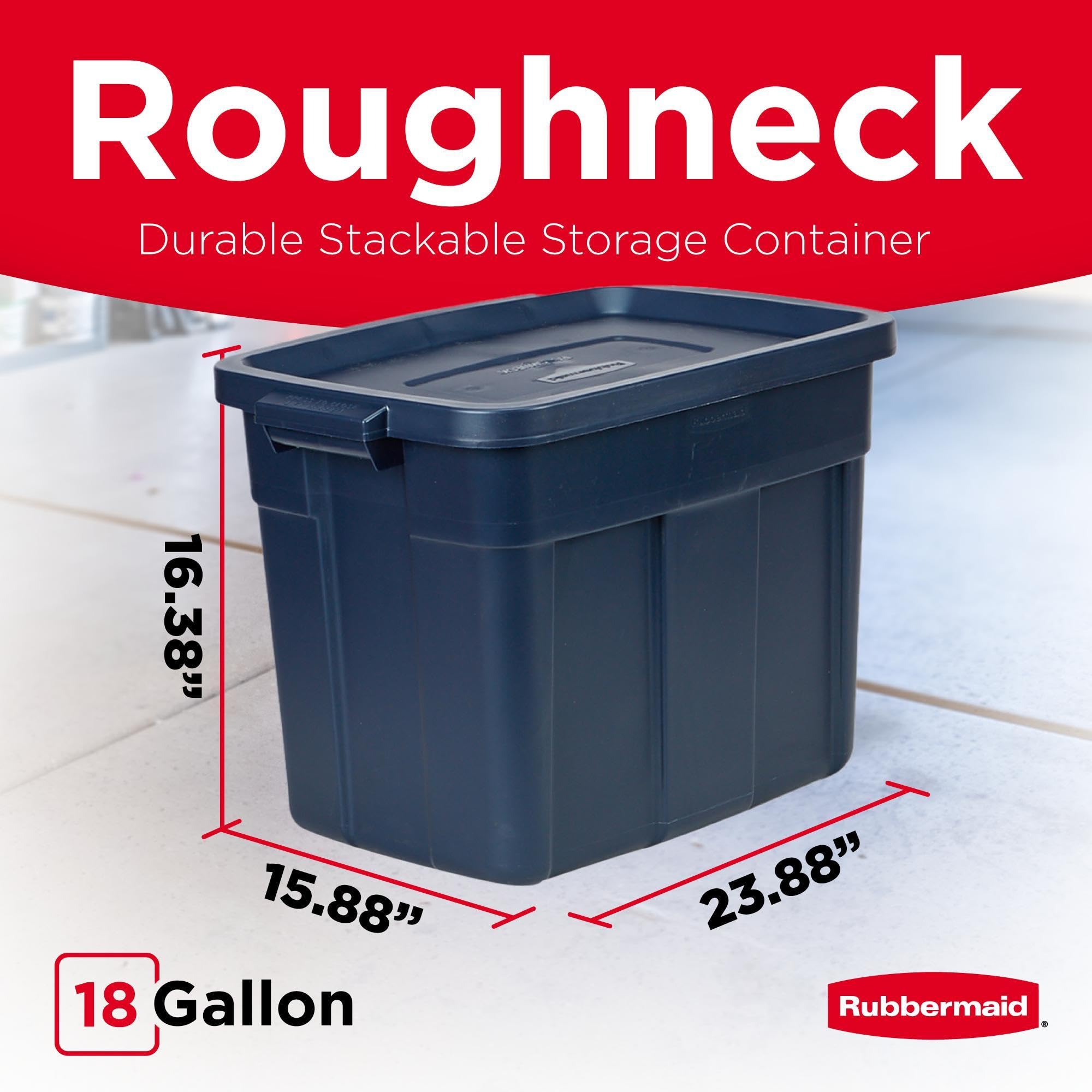 Roughneck Tote 18 Gal (6 Count)