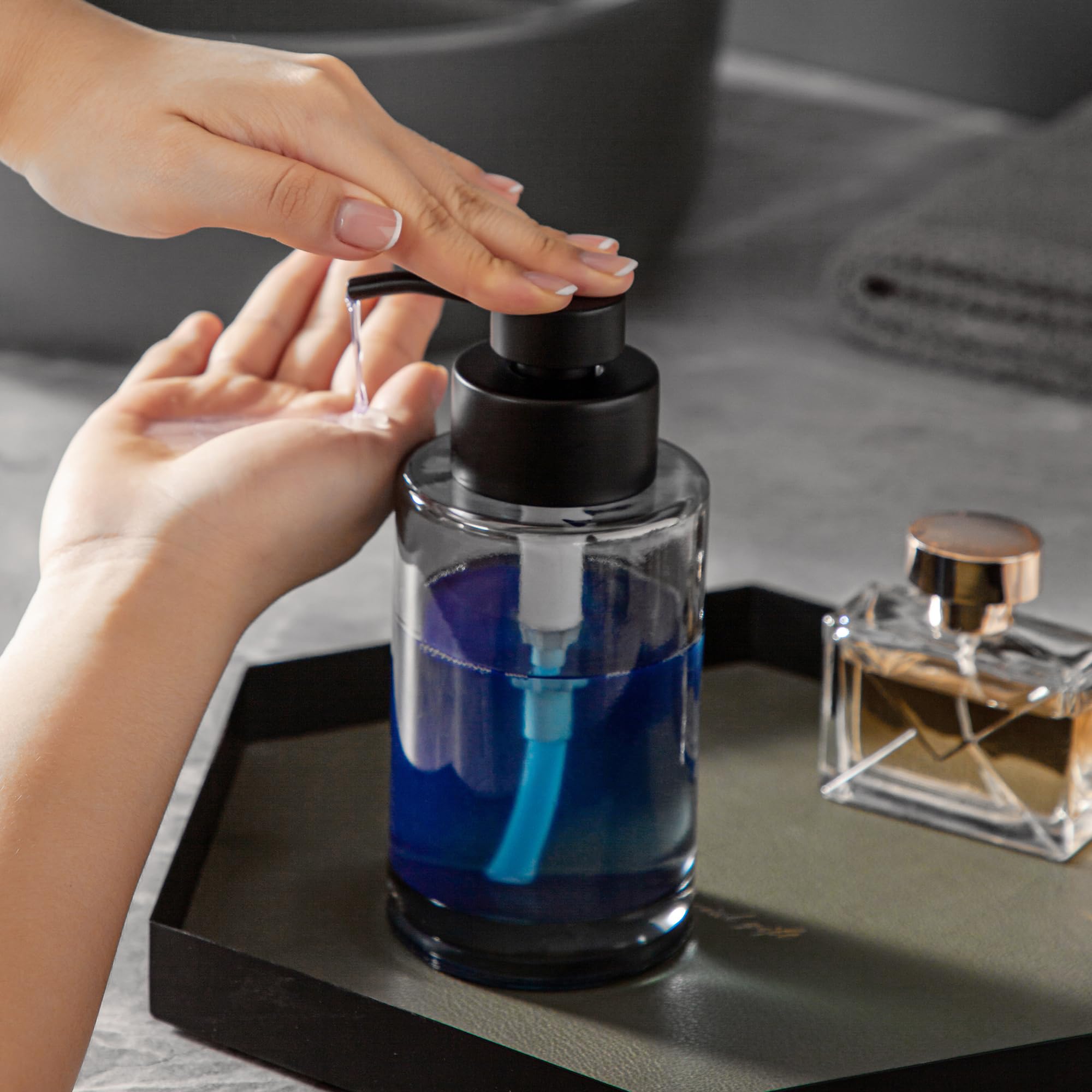 Black Soap Dispenser