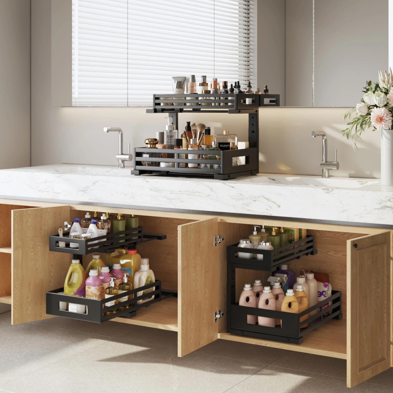 1 Pack Under Sink Organizers and Storage