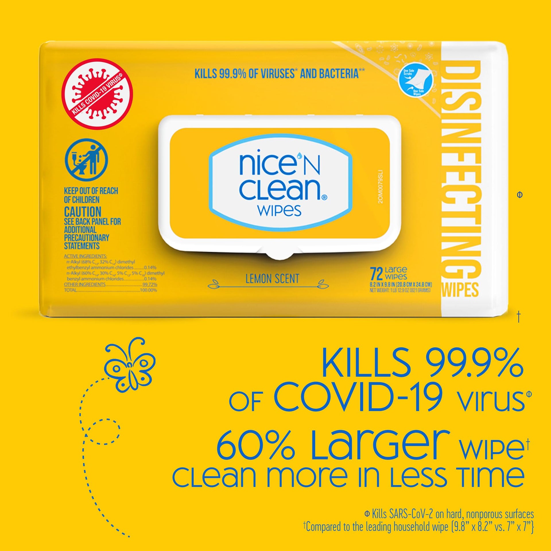 Disinfecting Surface Wipes 304ct (304 Count)