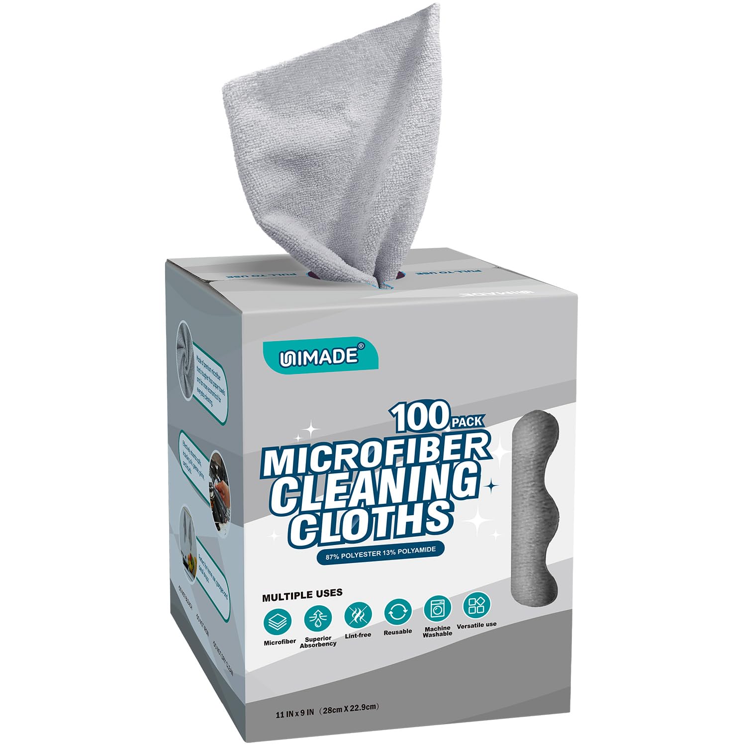 Microfiber Cleaning Cloth (100 Count)