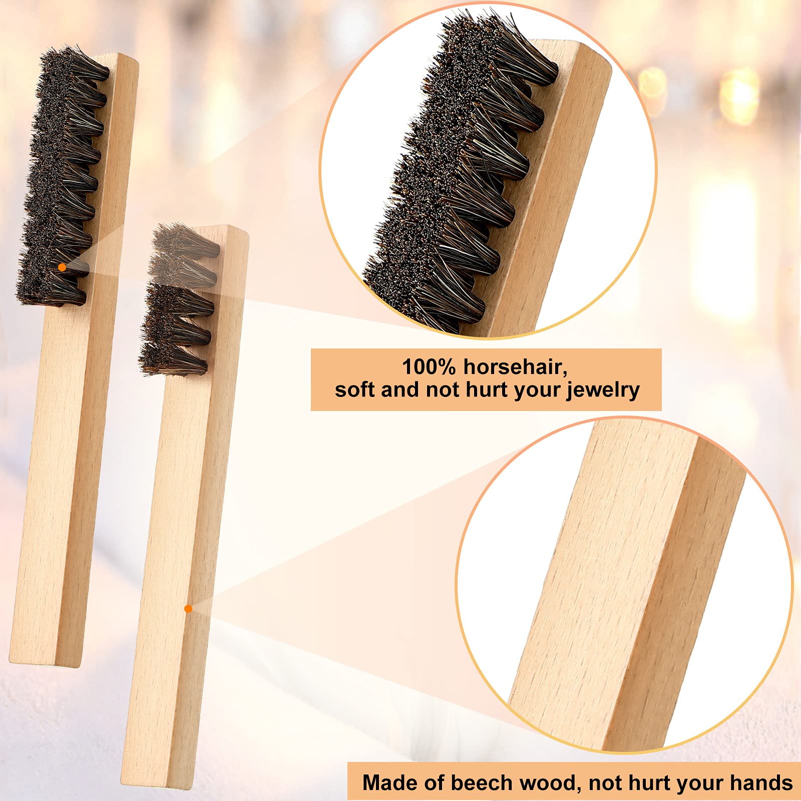 6 Pcs Silver Polish Set Jewelry Cleaning Kit