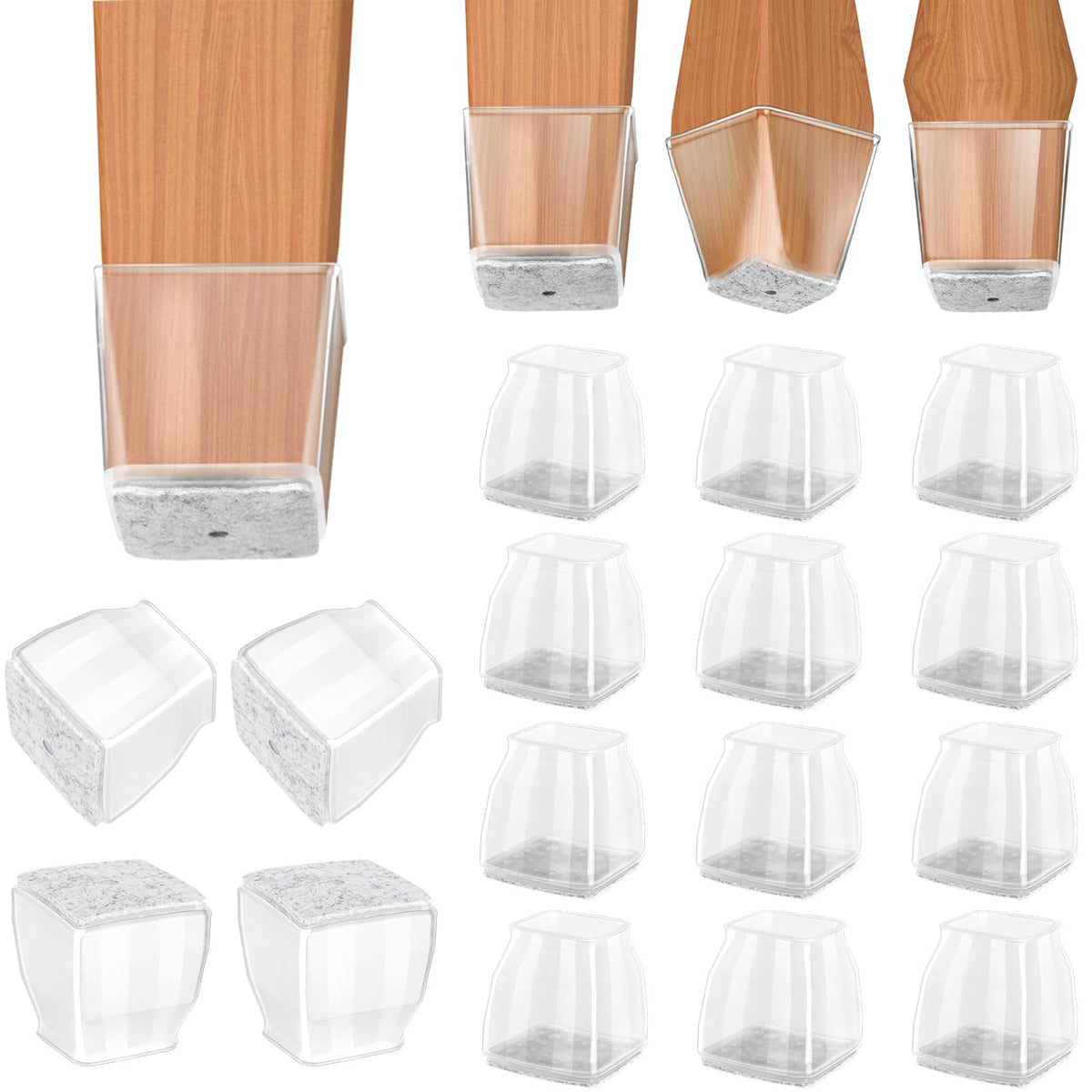 Silicone Chair Leg Floor Protectors