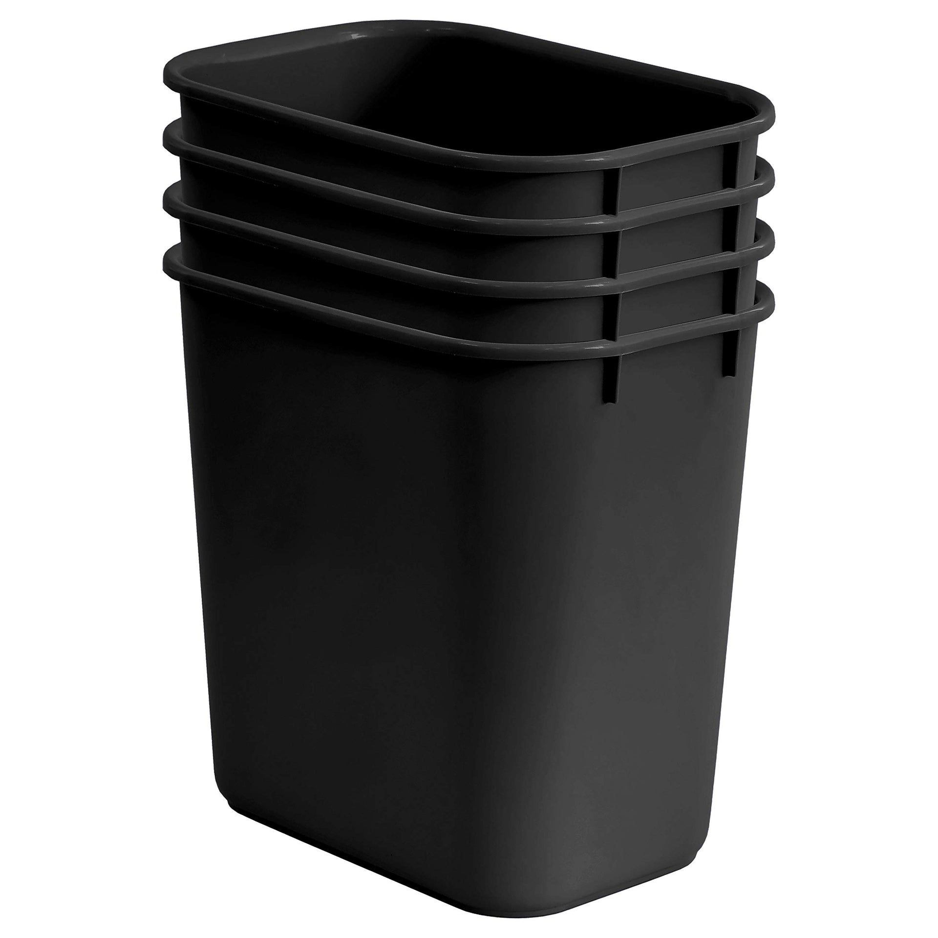Wastebasket Deskside Bin (4 Count)