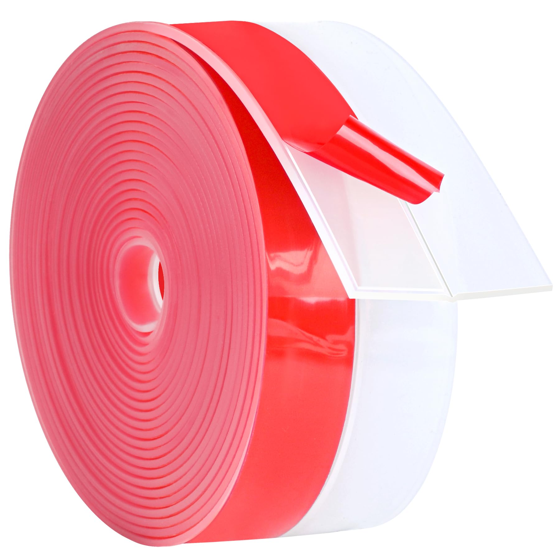 Weather Stripping Silicone Door Seal Strip 3 in x 20 ft Door Draft Stopper Self Adhesive Door Draft Tape (20 Foot)