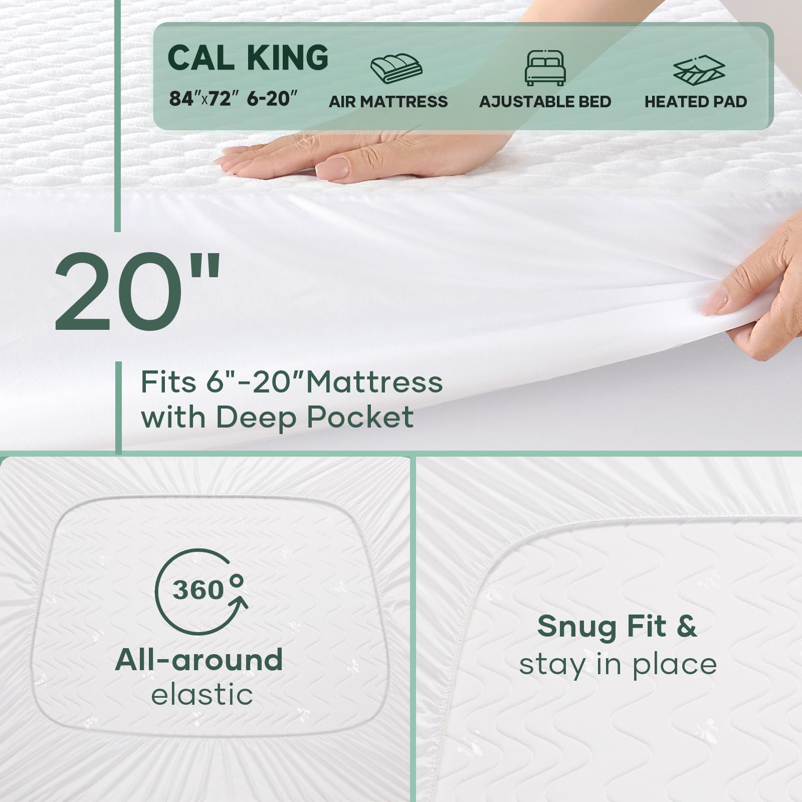 100% Waterproof Mattress Protector