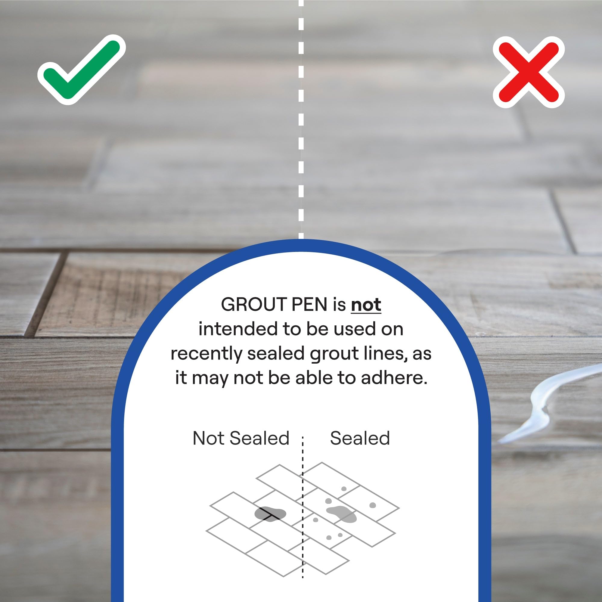 Grout Pen White Tile Grout Paint Marker (3 Count)