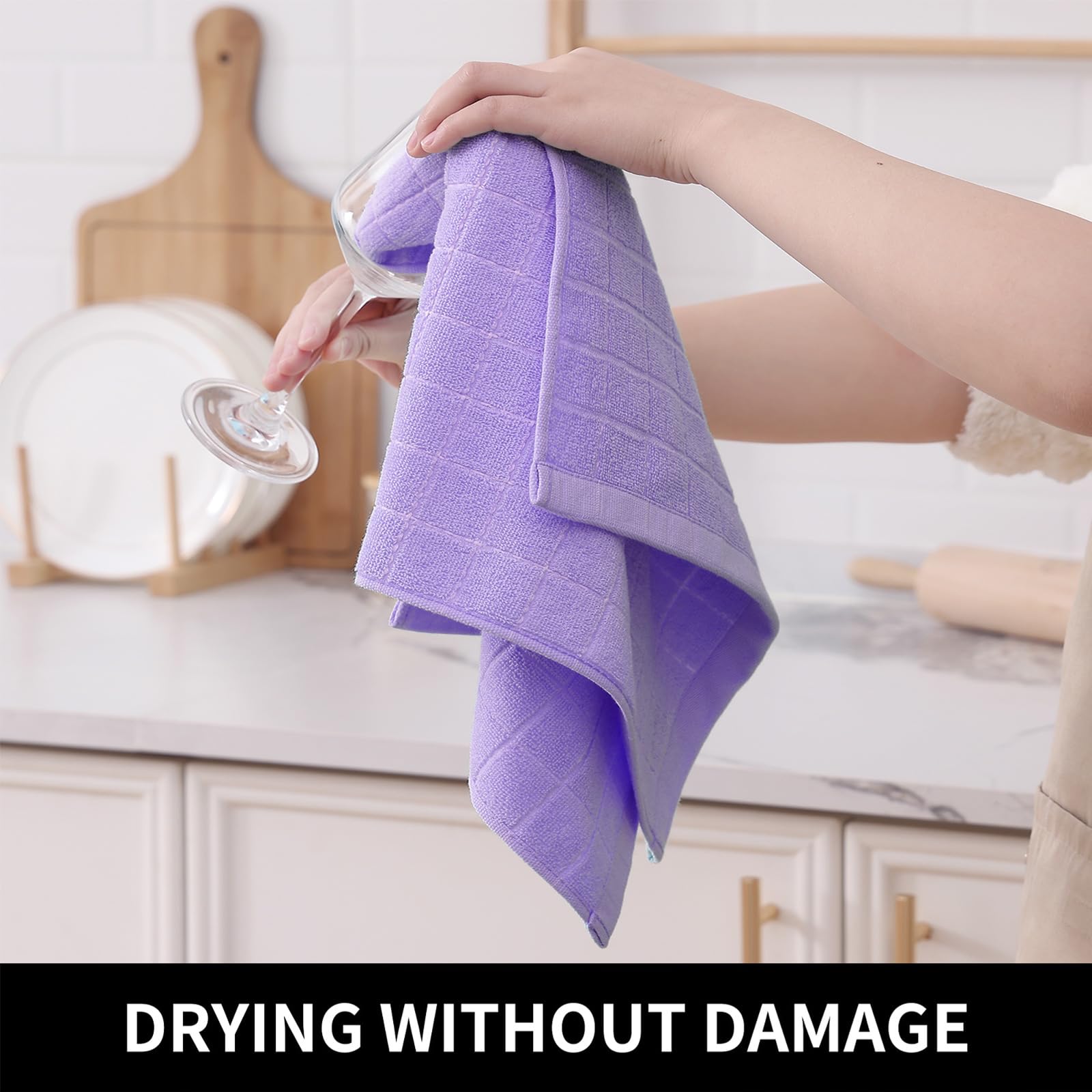 100% Cotton Terry Kitchen Towels (12 Count)