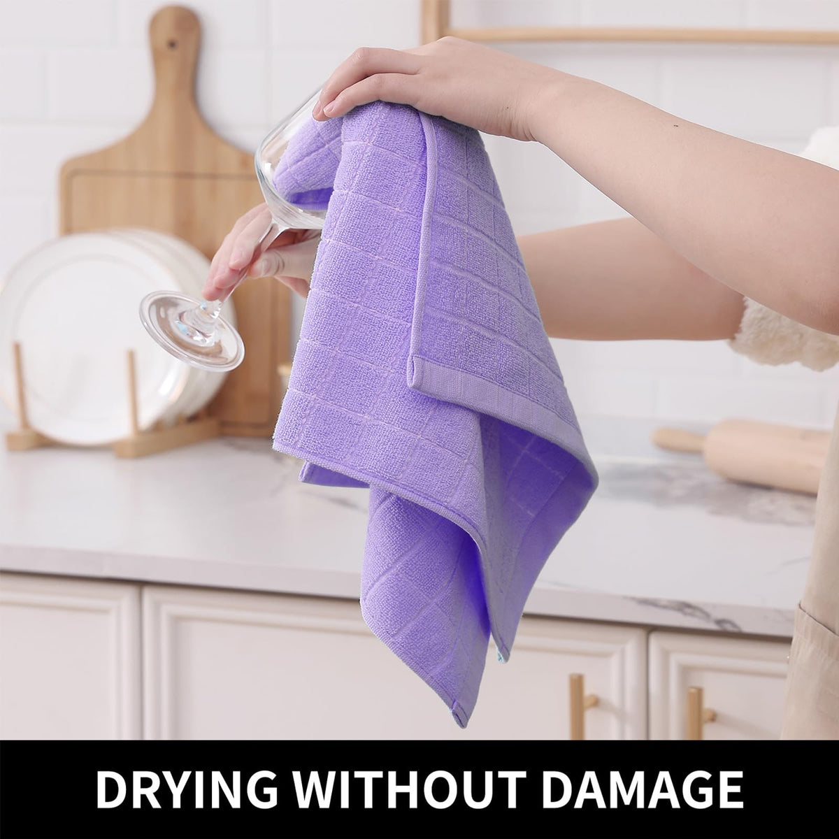 100% Cotton Terry Kitchen Towels (4 Count)