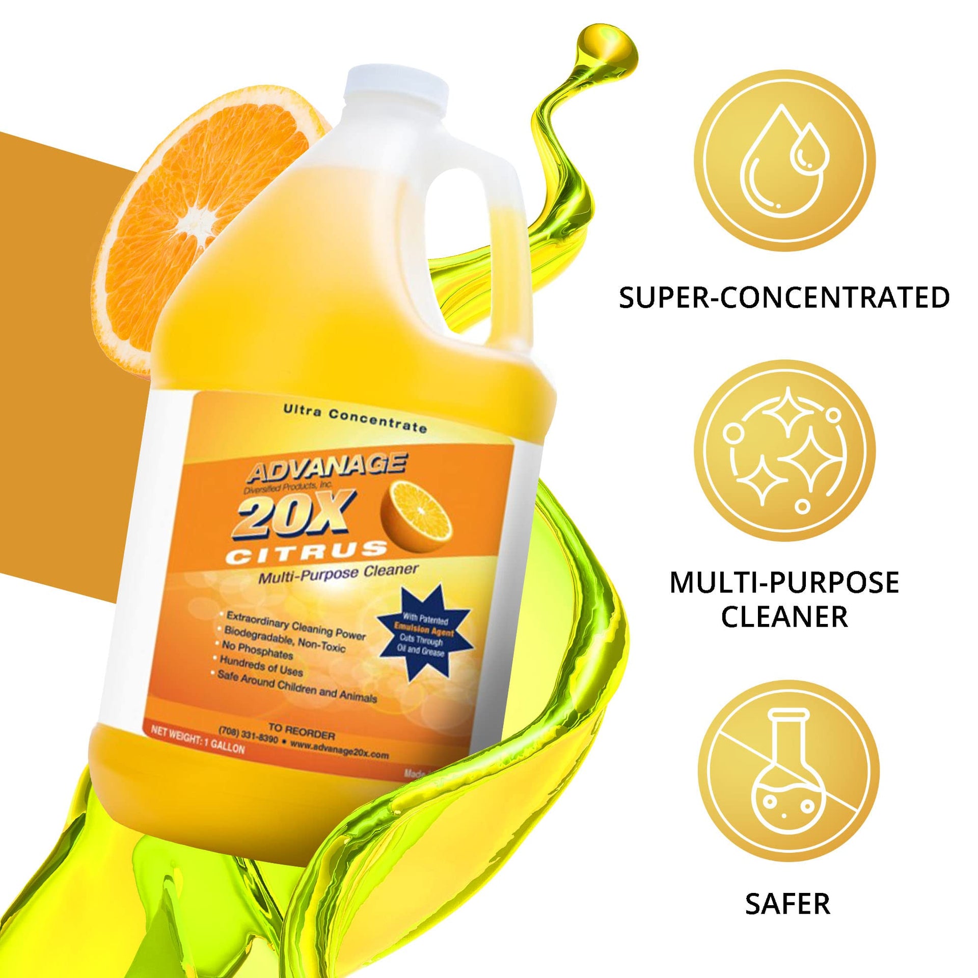 Advanage 20X All Purpose Cleaner Concentrate (128 Fl Oz)