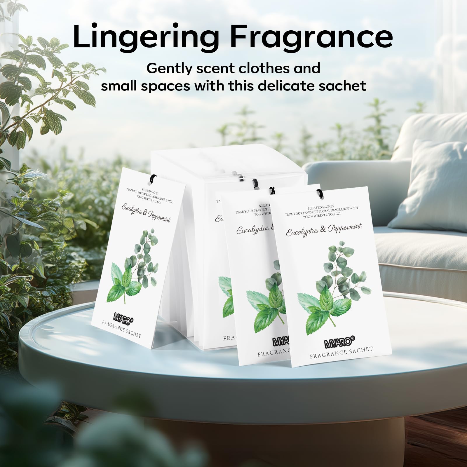 12 Pack Eucalyptus Mint Scented Sachets (12 Count)