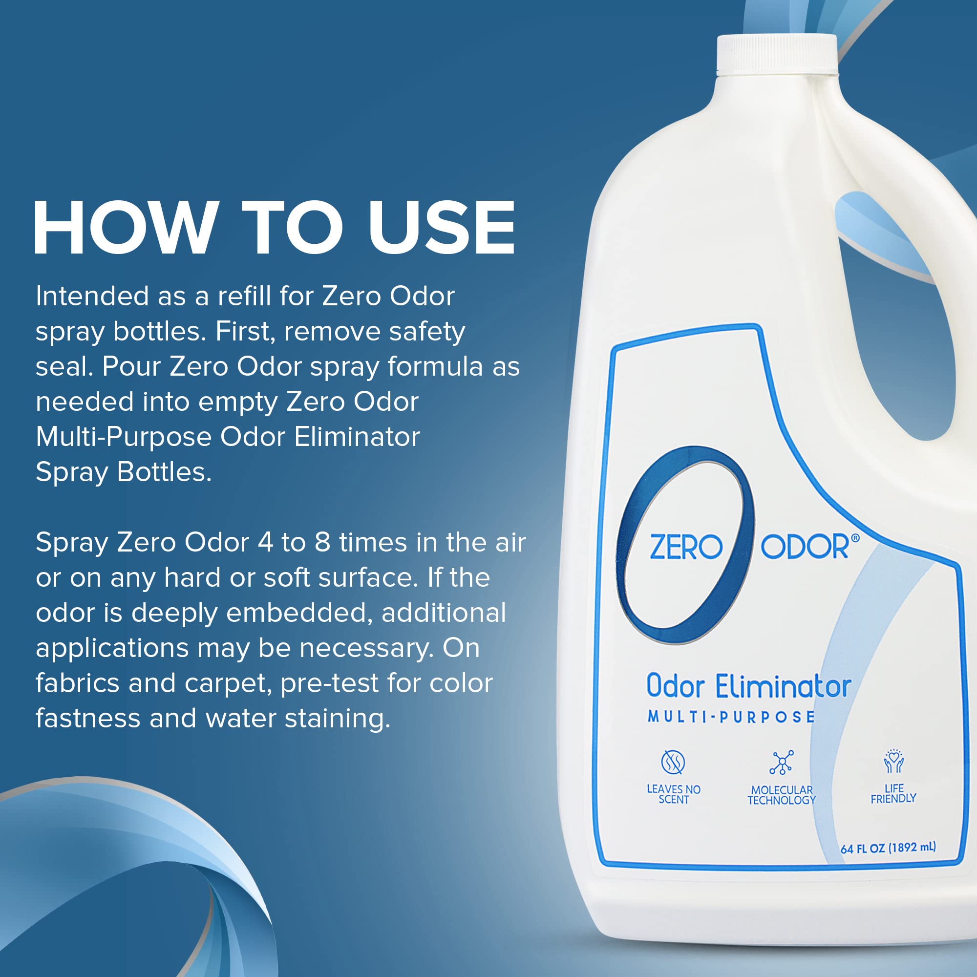Multi Purpose Strong Odor Eliminator for Home (64 Fl Oz)
