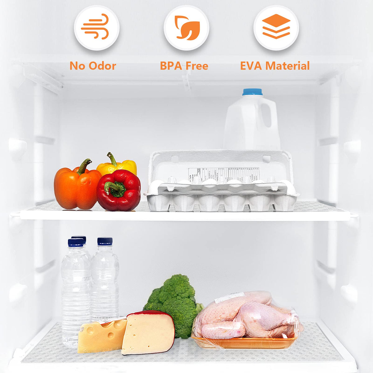 Shelf Liners for Kitchen Cabinets Non Adhensive (9.56423611111111 Sq Ft)