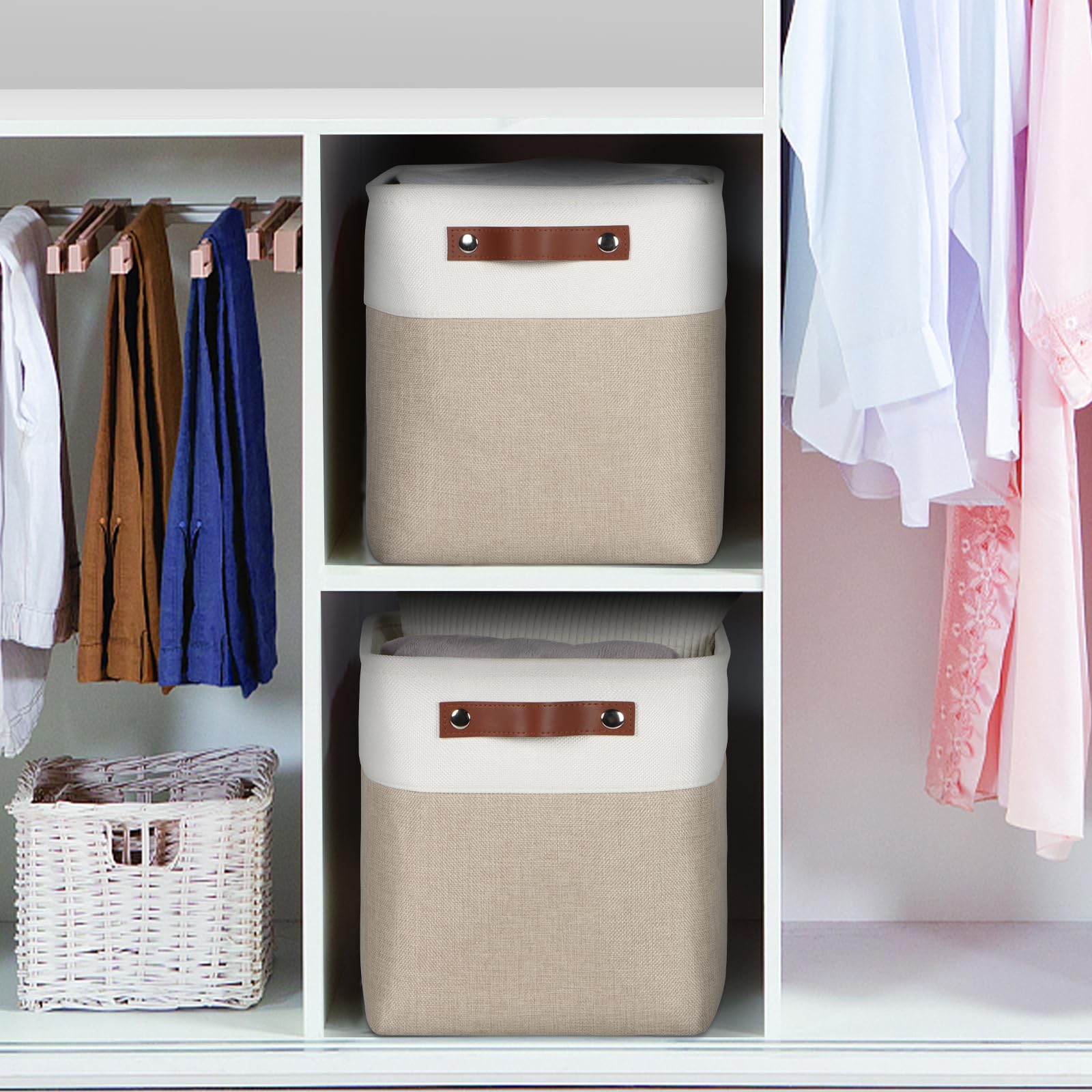 Fabric Cube Storage Bins (4 Count)