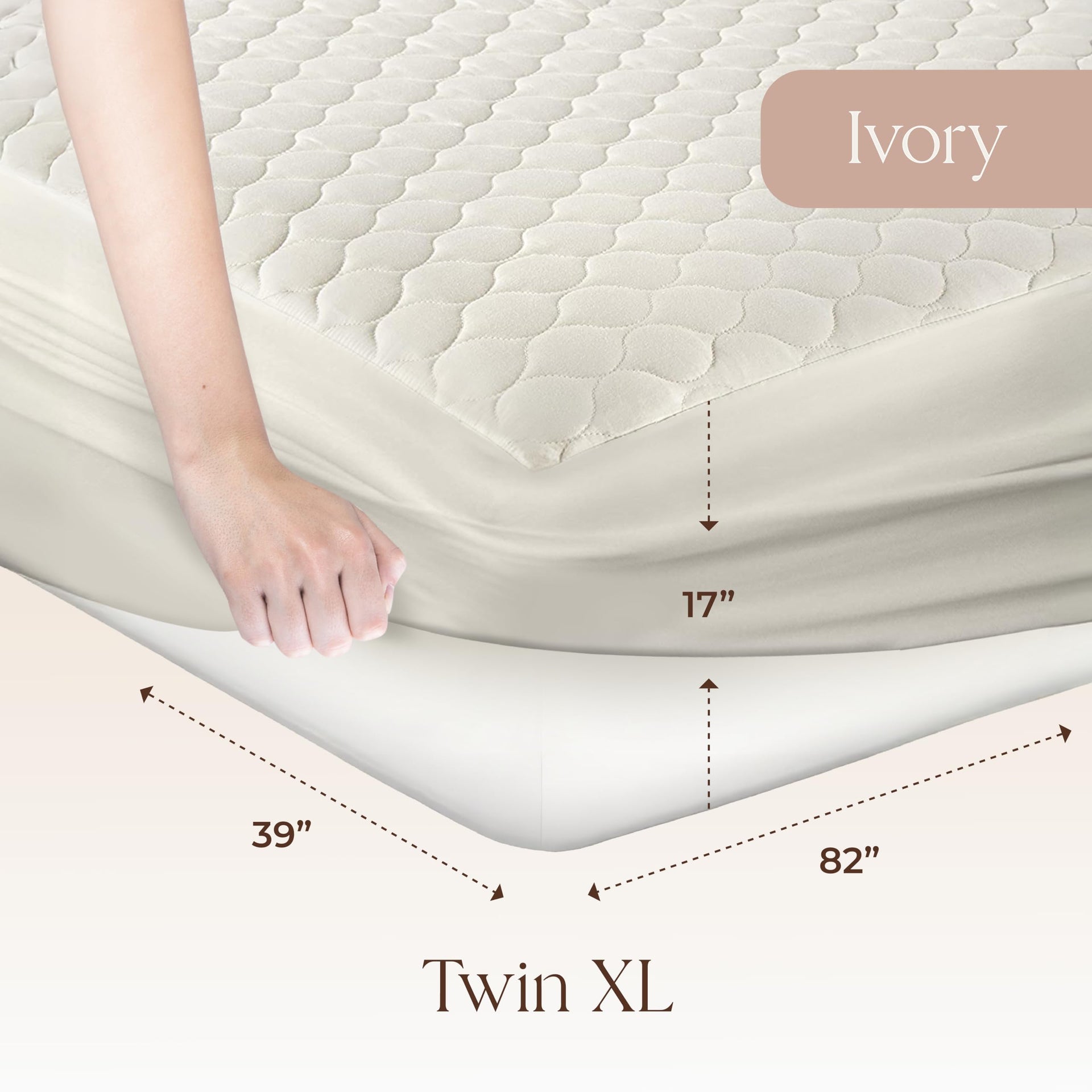 100% Cotton Organic Mattress Pad