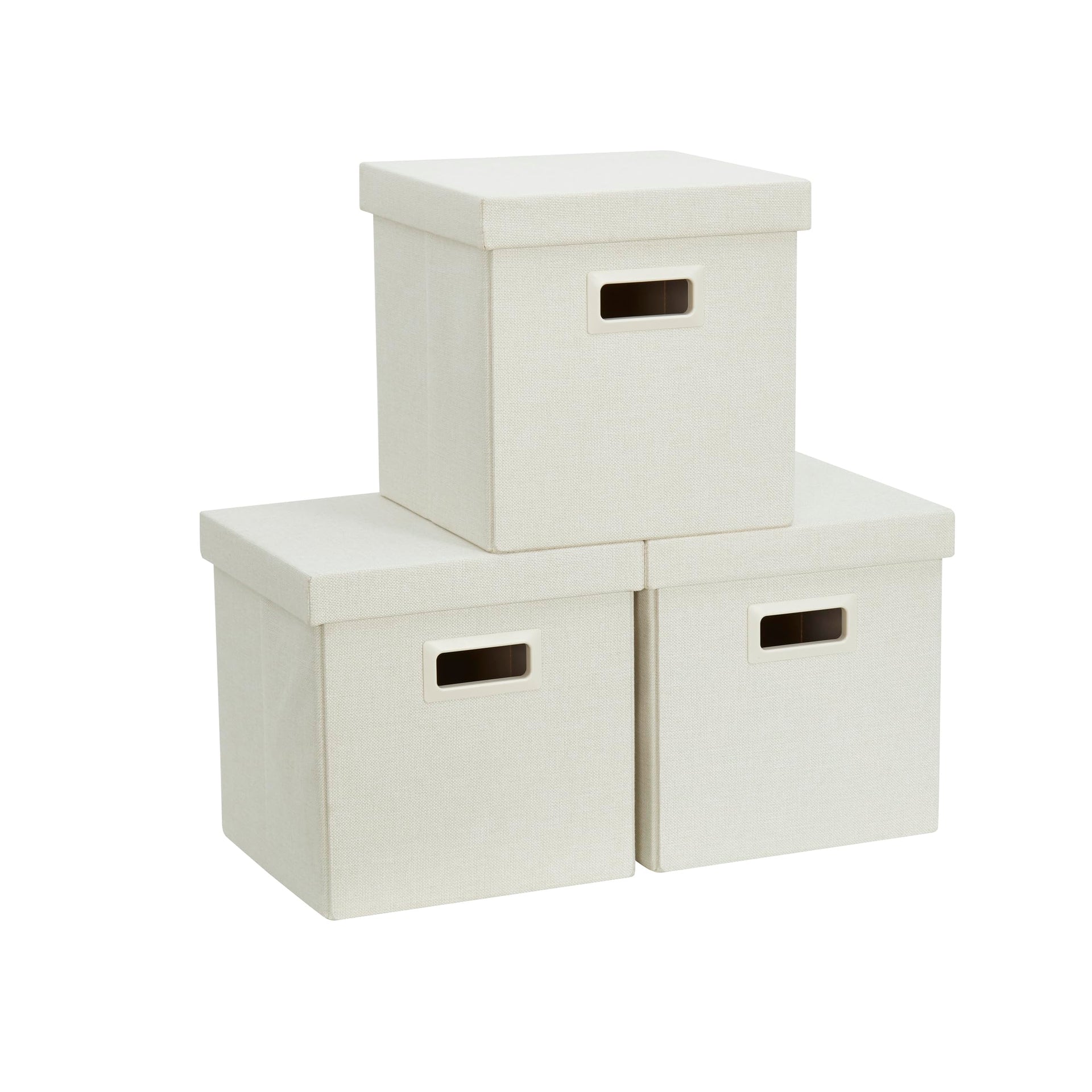 Storage Basket with Lids (3 Count)