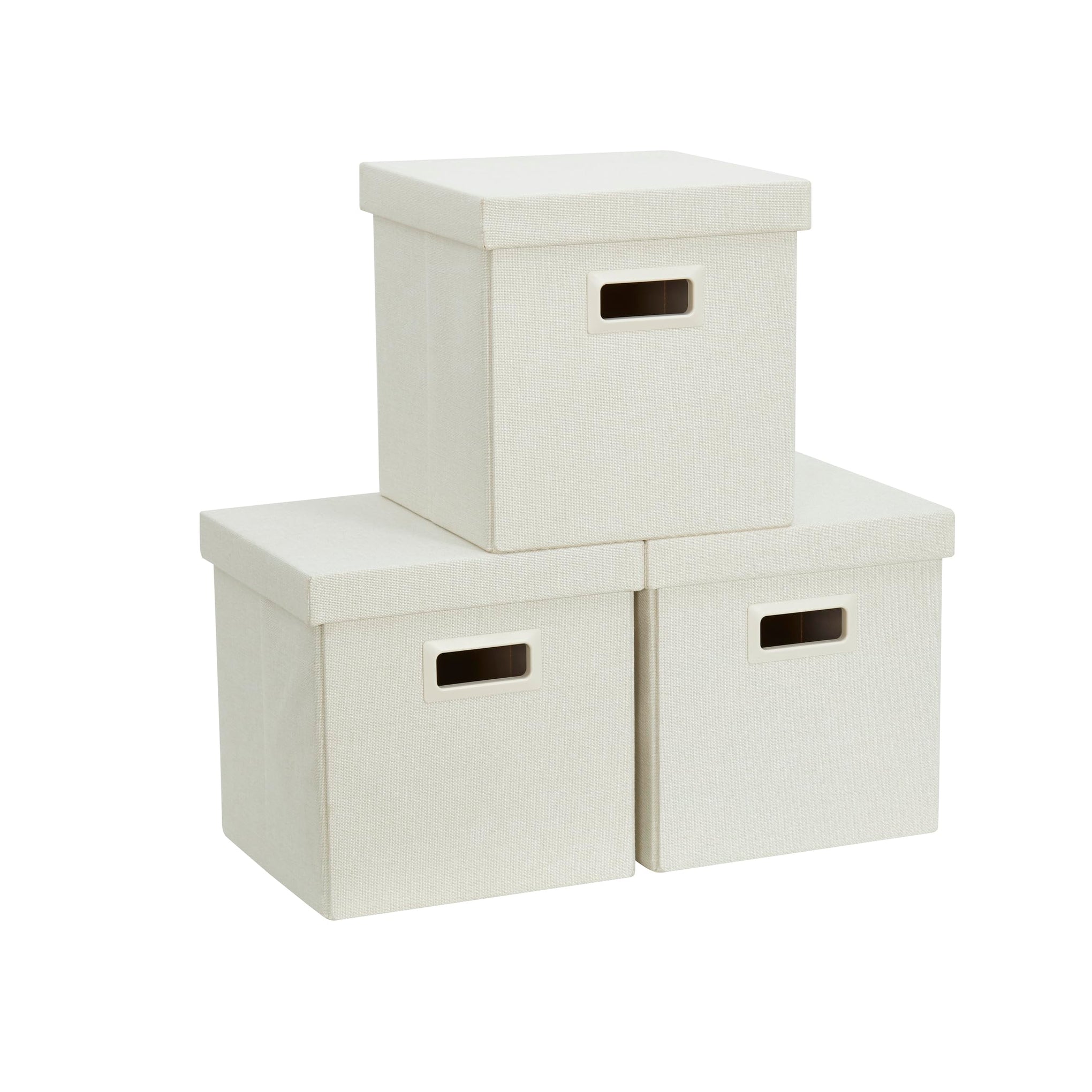 Storage Basket with Lids (3 Count)