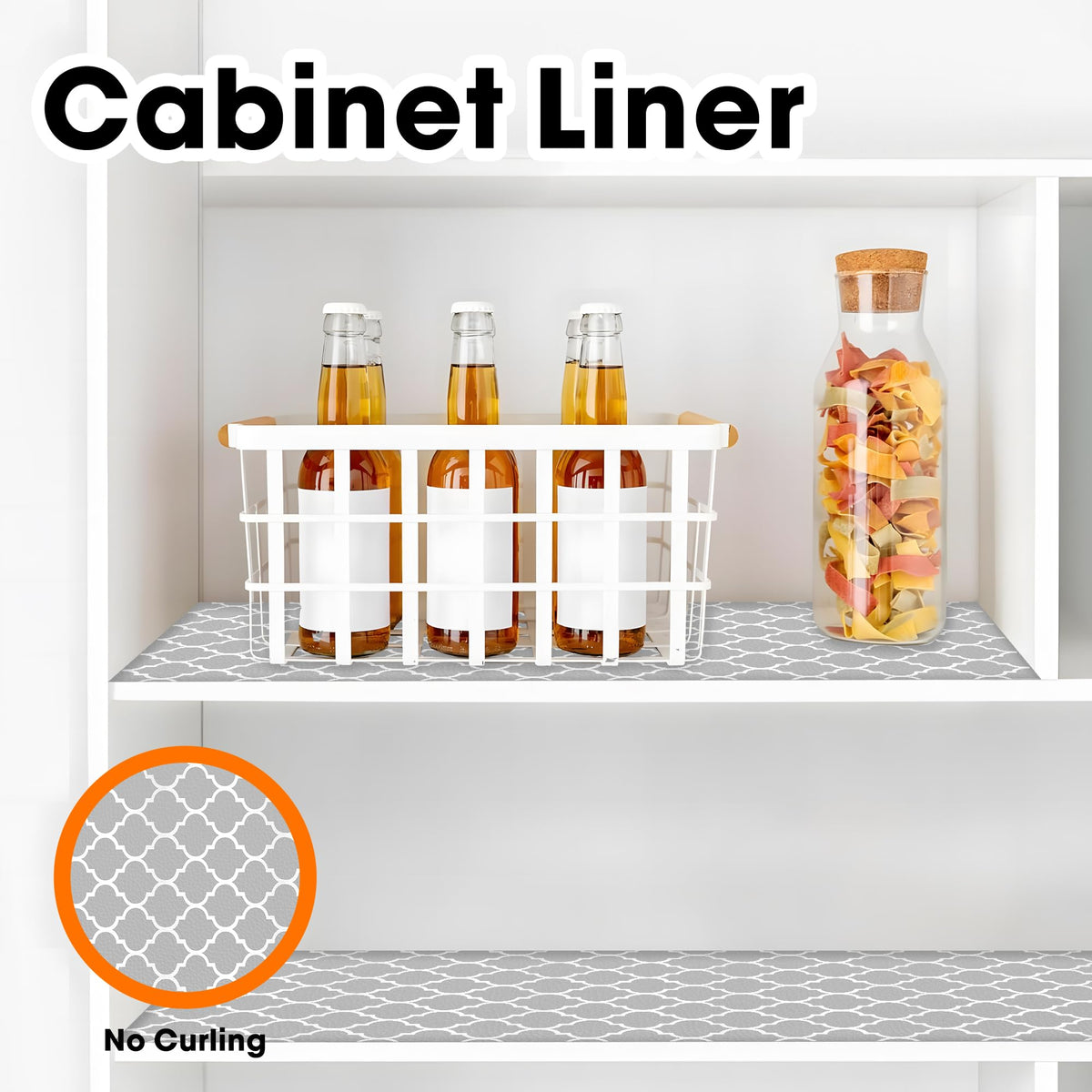 Shelf Liner for Kitchen Cabinets Non (10 Sq Ft)