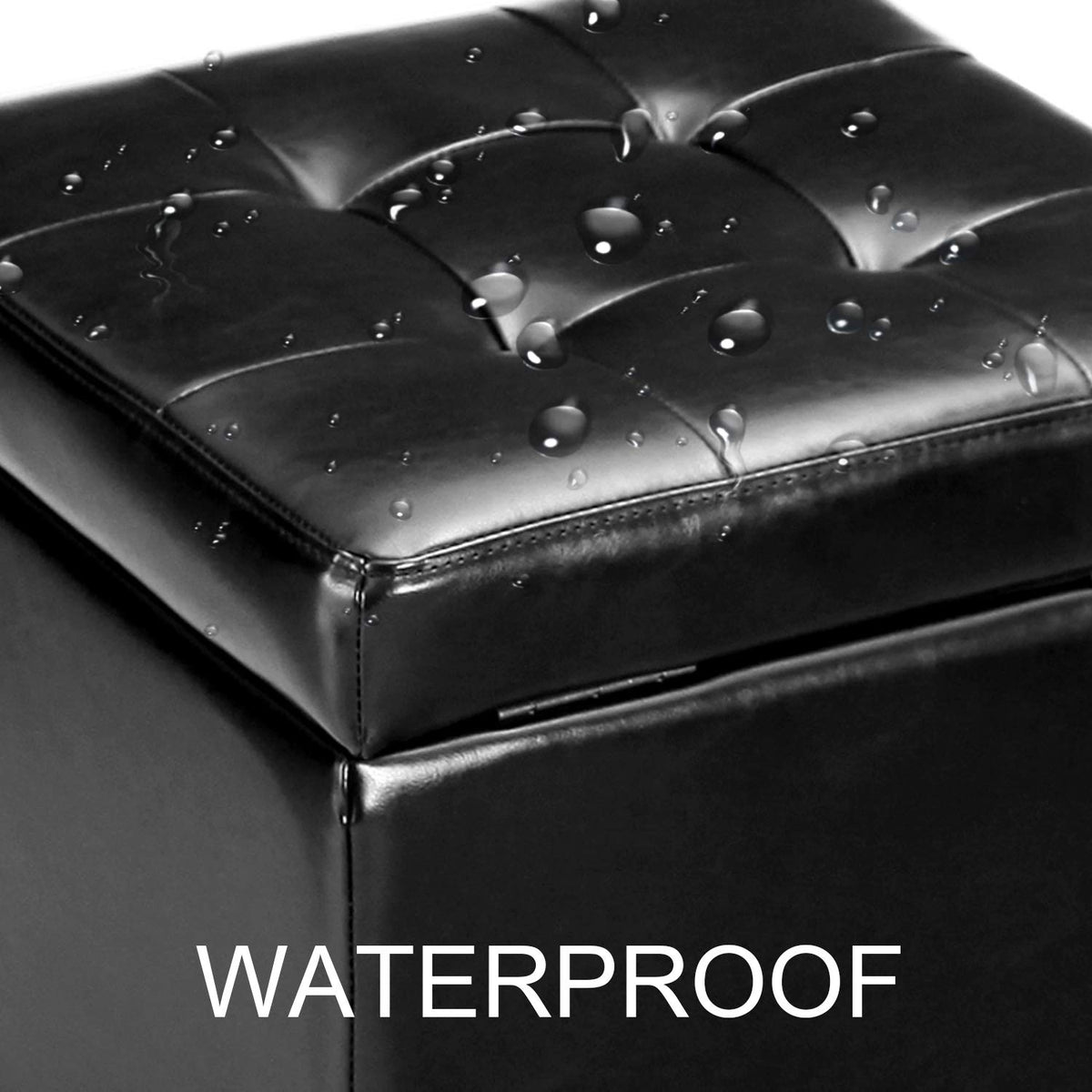 Storage Ottoman Foot Rest Stool