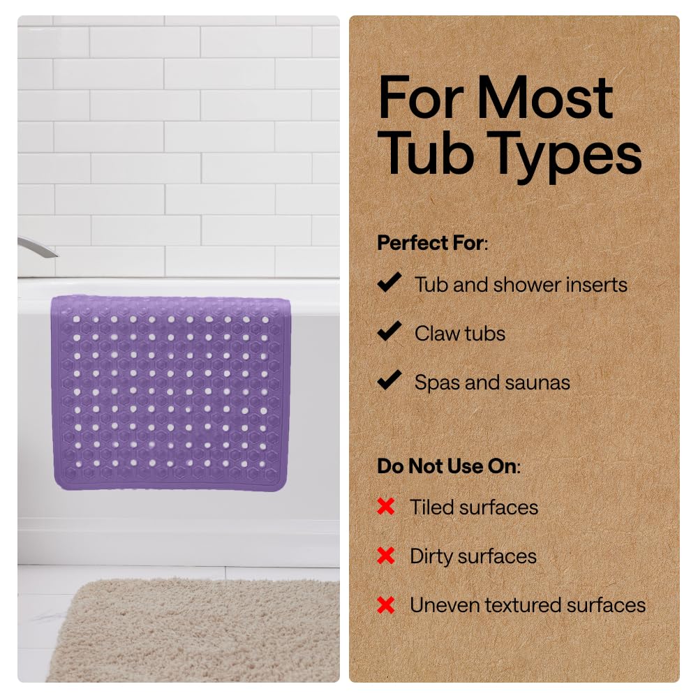 Patented Bath Tub Shower Mat