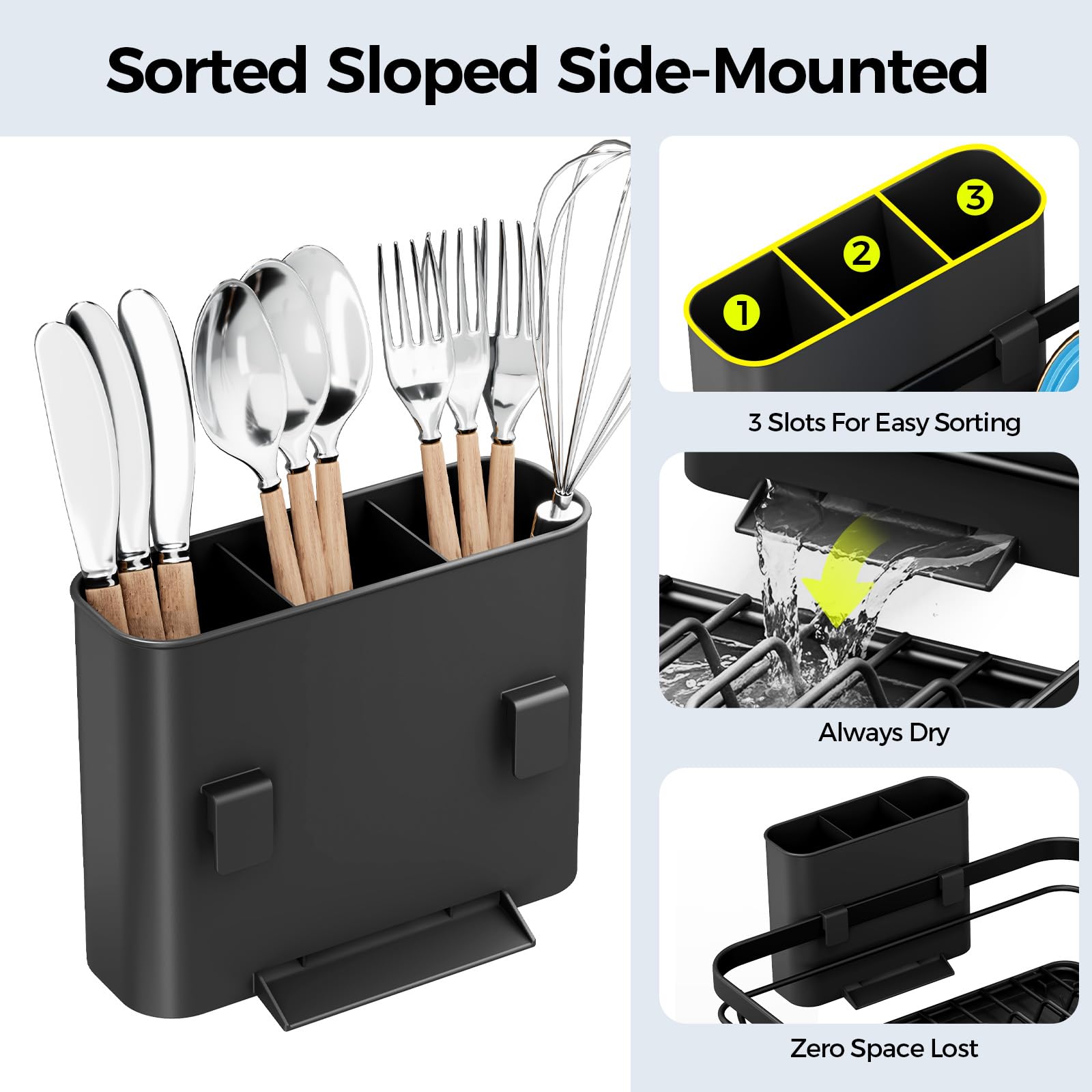 Urakify Dish Drying Rack for Kitchen Counter