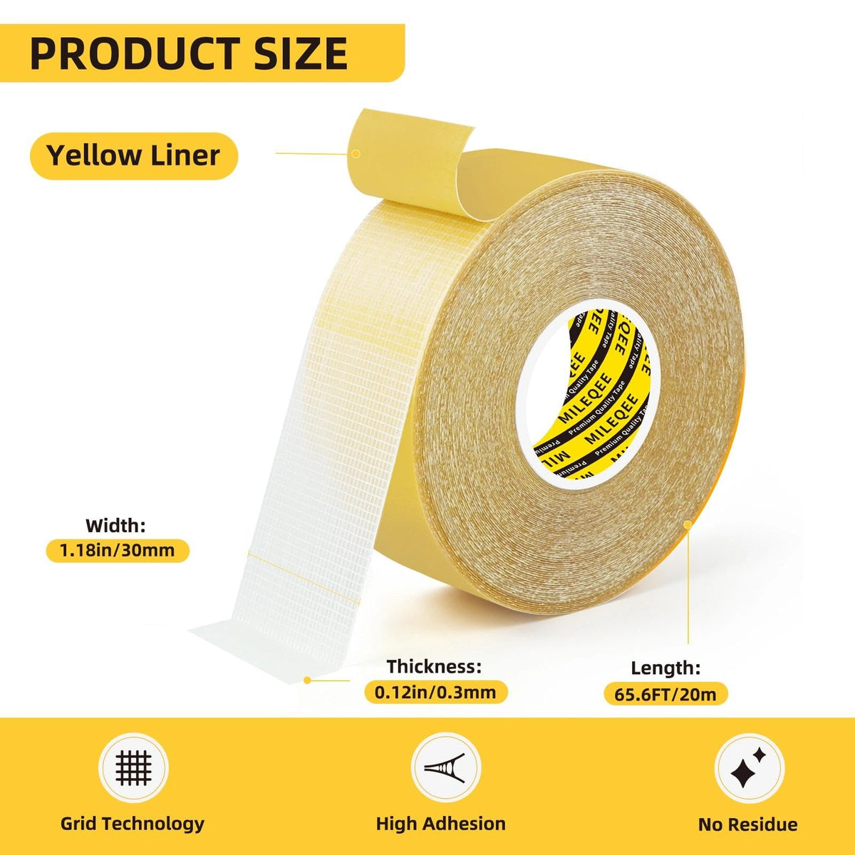 High Adhesive Double Sided Tape Heavy Duty (66 Foot)