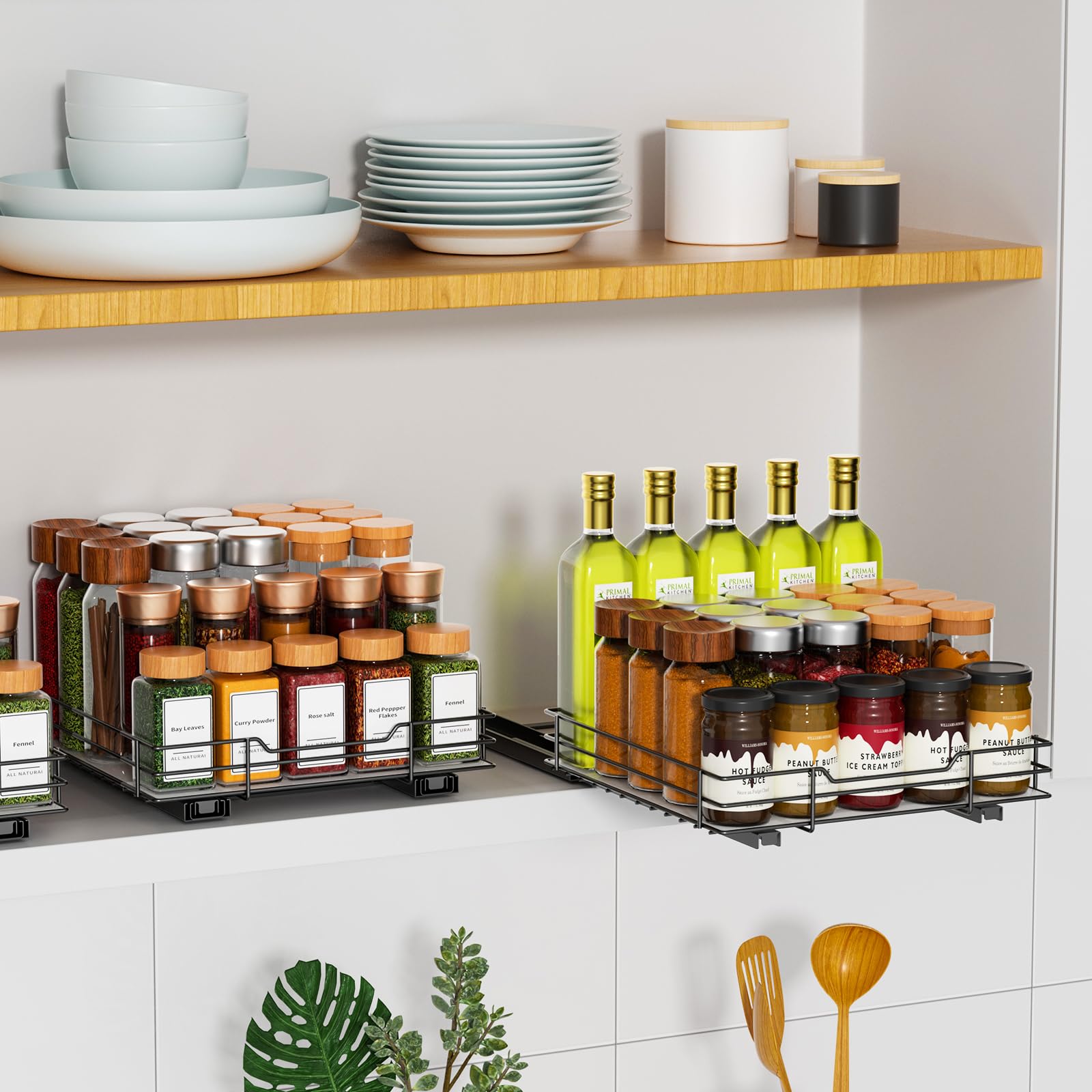 Pull Out Spice Rack Organizer for Cabinet