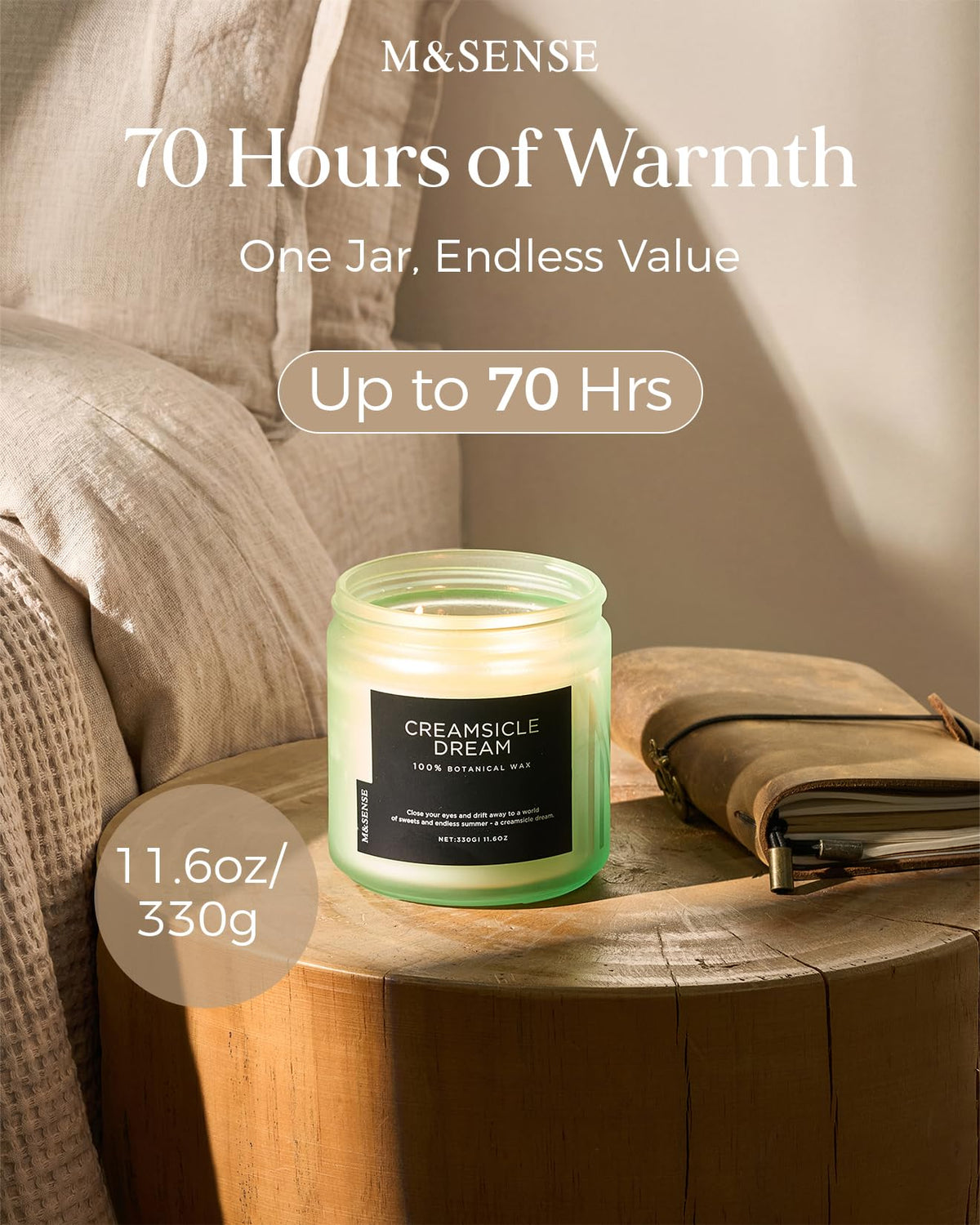 Orange Creamsicle Summer Scented Candle (11.6 Ounce)