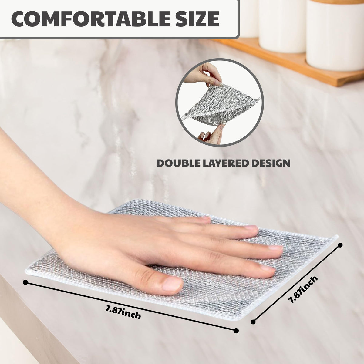 Non Scratch Wire Dishwashing Rag (10 Count)