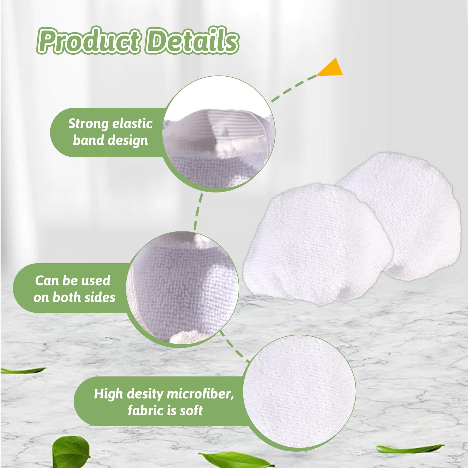 12Pack Microfiber Cloths for Handheld Steam Cleaner Compatible with Bissell Steam Shot (12 Count)