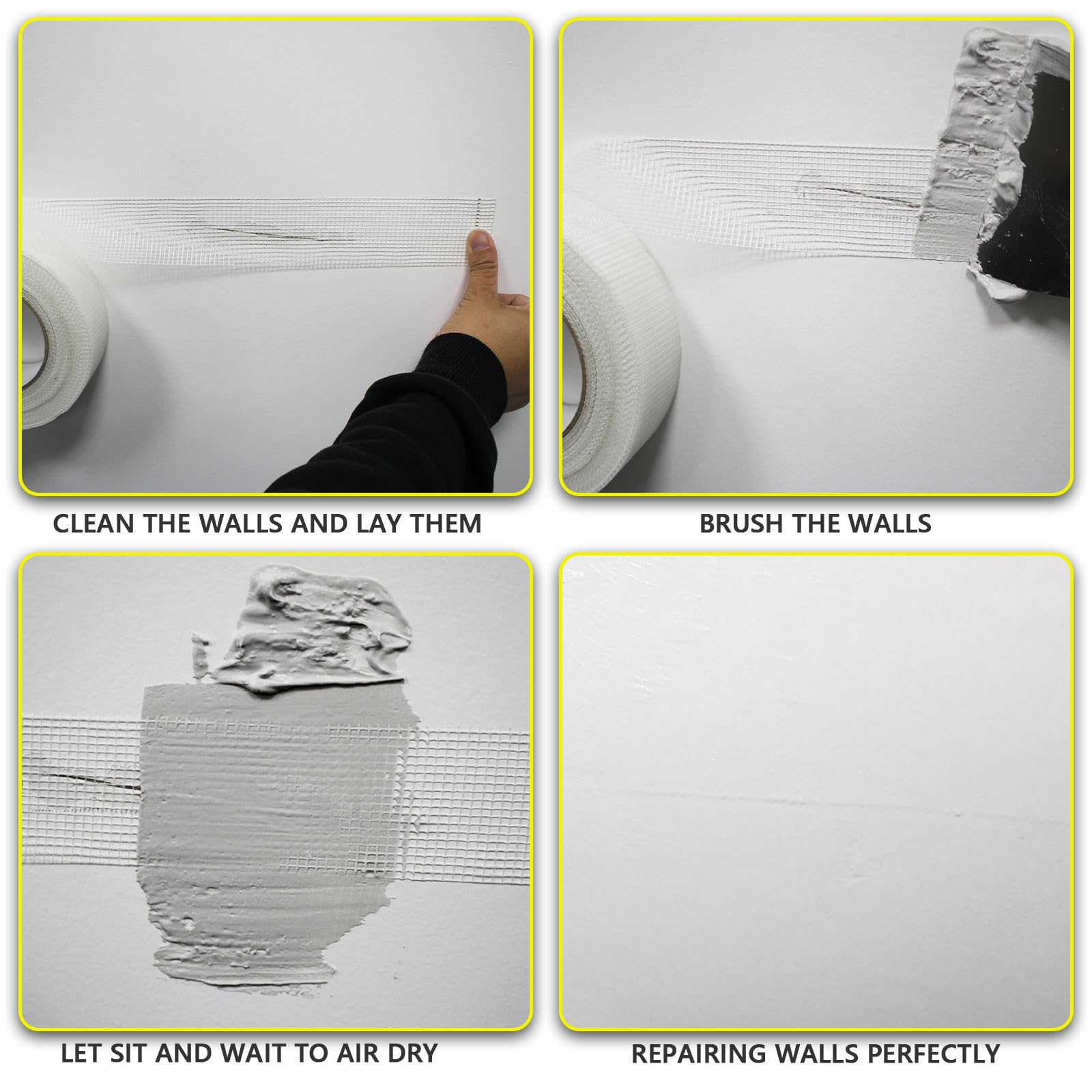 4 Pcs Drywall Joint Tape