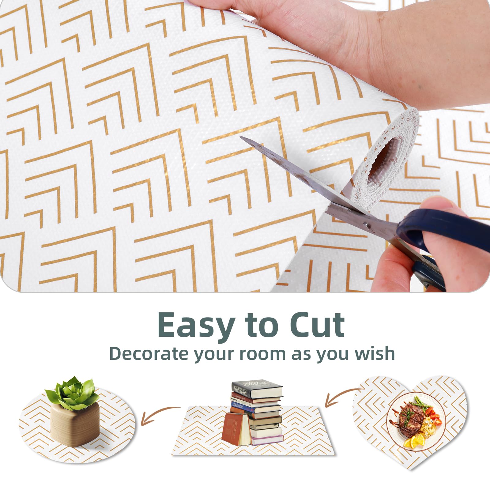 Shelf Liner for Kitchen Cabinets Non Adhesive Drawer Liner Non