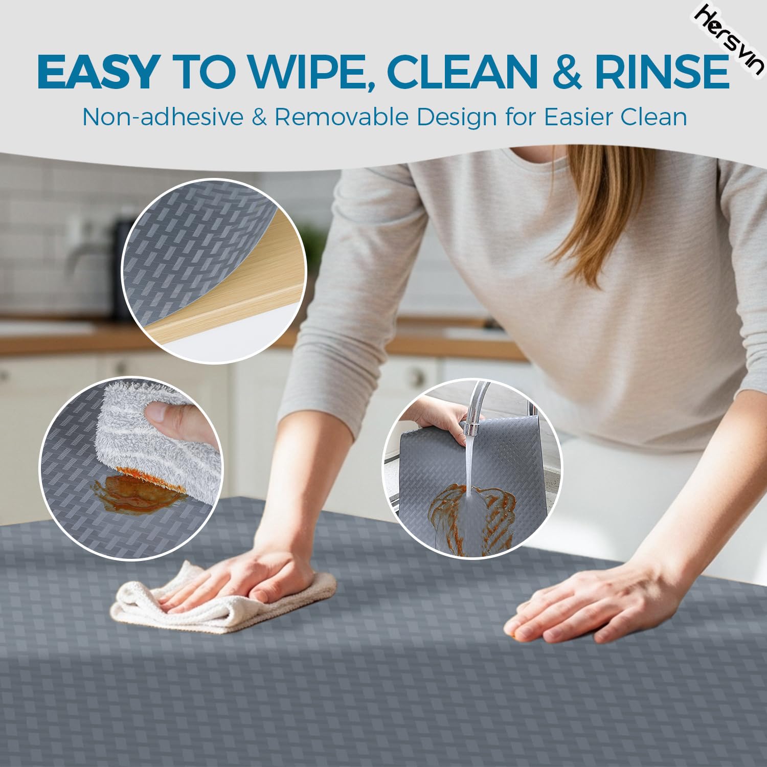 Shelf Liners 24 in x 20 ft EVA Drawer Mats (40 Sq Ft)