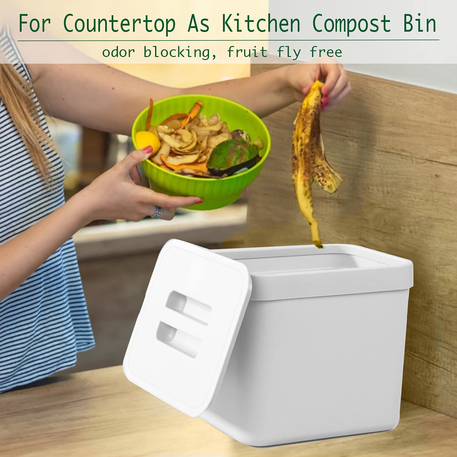 Trash Can with Lid