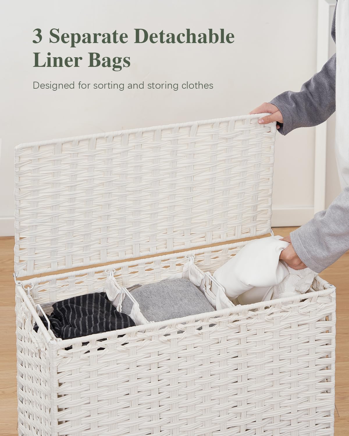 Laundry Hamper with Lid