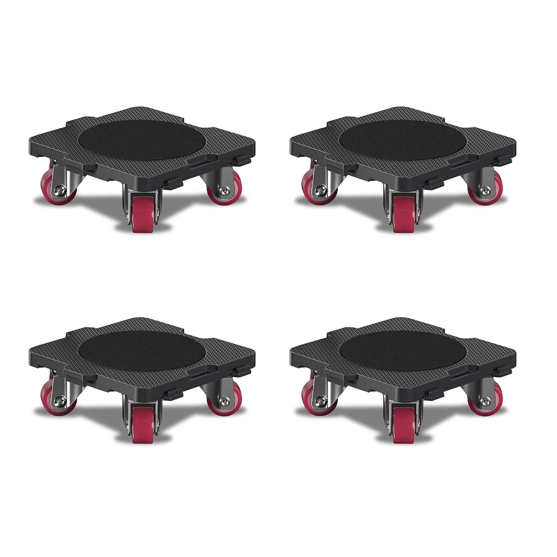 Add on 4Pack Connectable Dolly Furniture Movers with 360° Rotating Wheels (4 Count)
