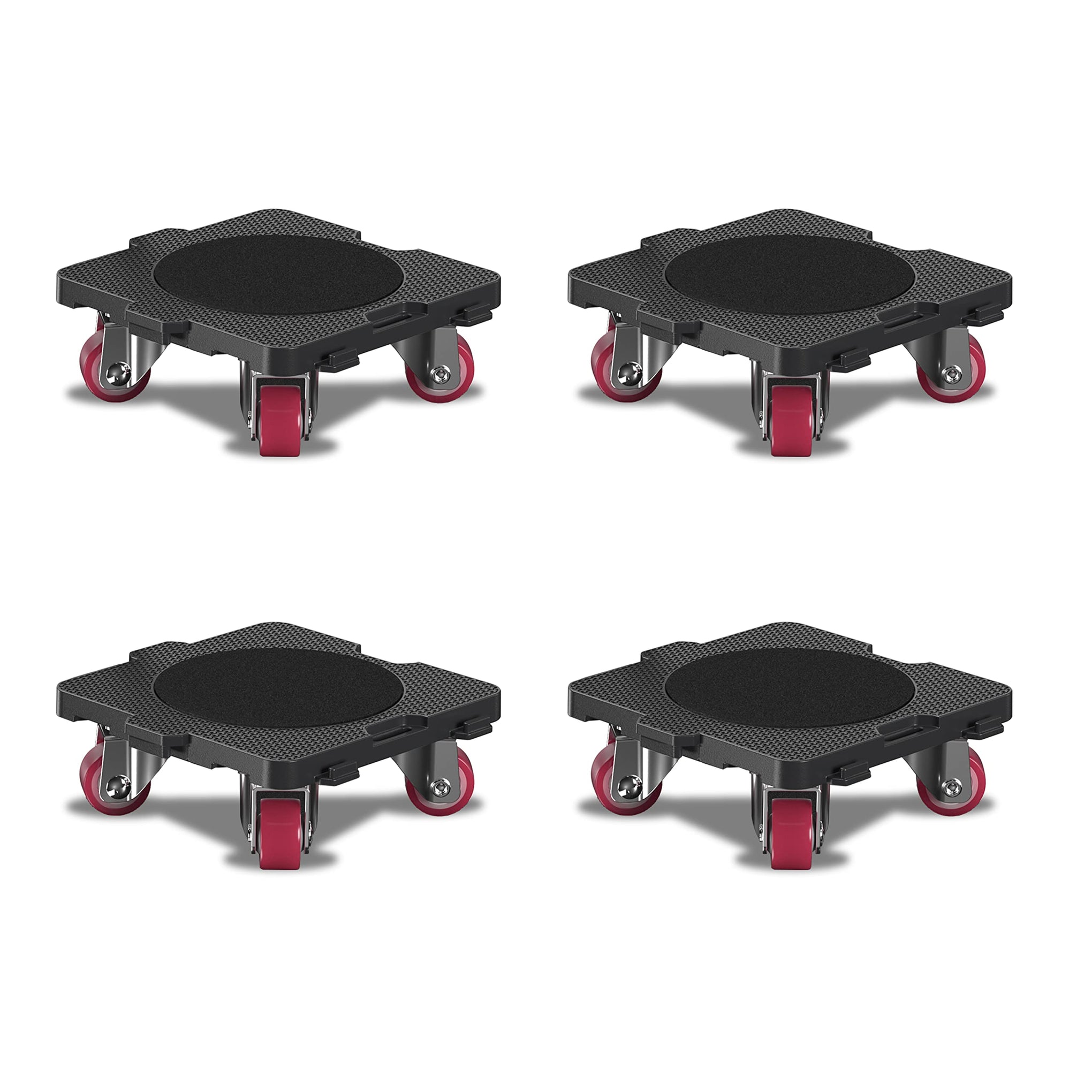 Add on 4Pack Connectable Dolly Furniture Movers with 360° Rotating Wheels (4 Count)