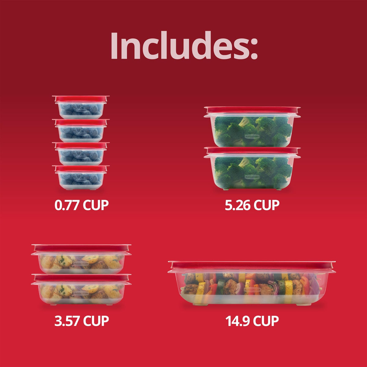 EasyStore Large Containers (18 Count)