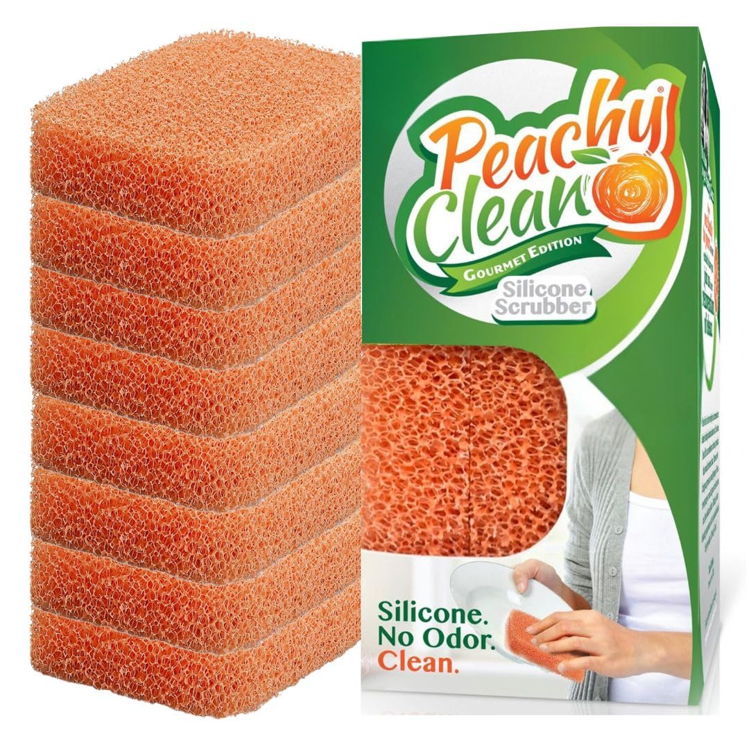 Silicone Dish Sponge Scrubbers (9 Count)