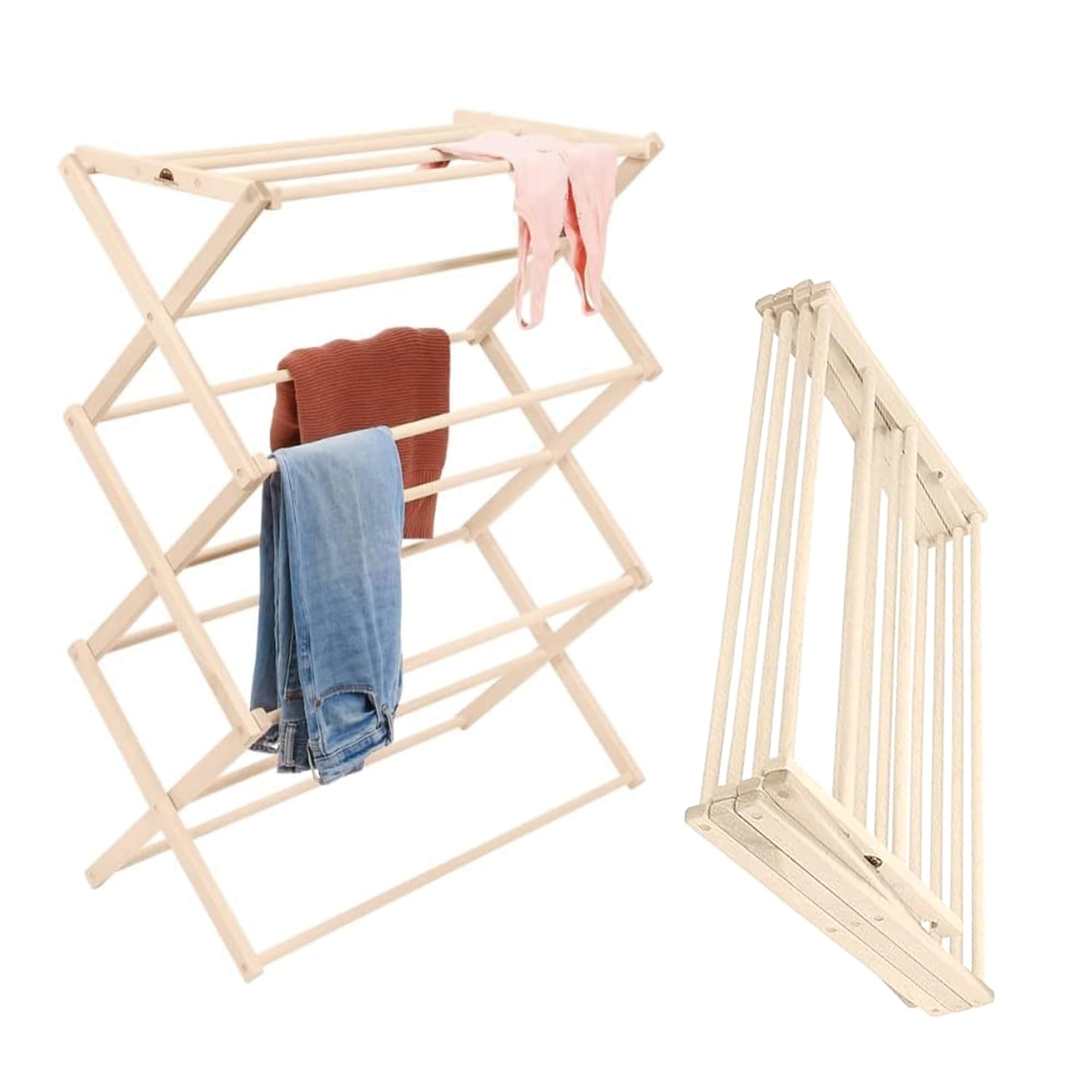 Premium American Maple Clothes Drying Rack