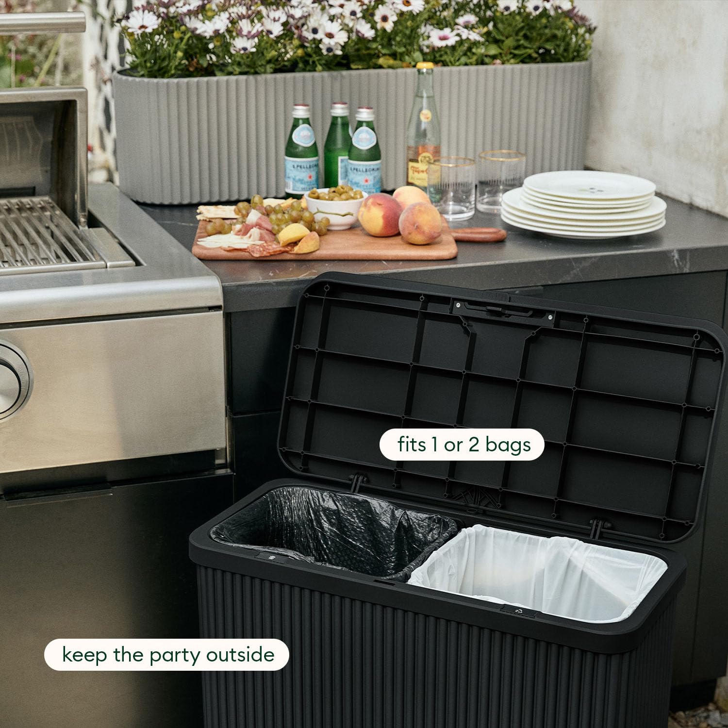 Tambour Waste Bin