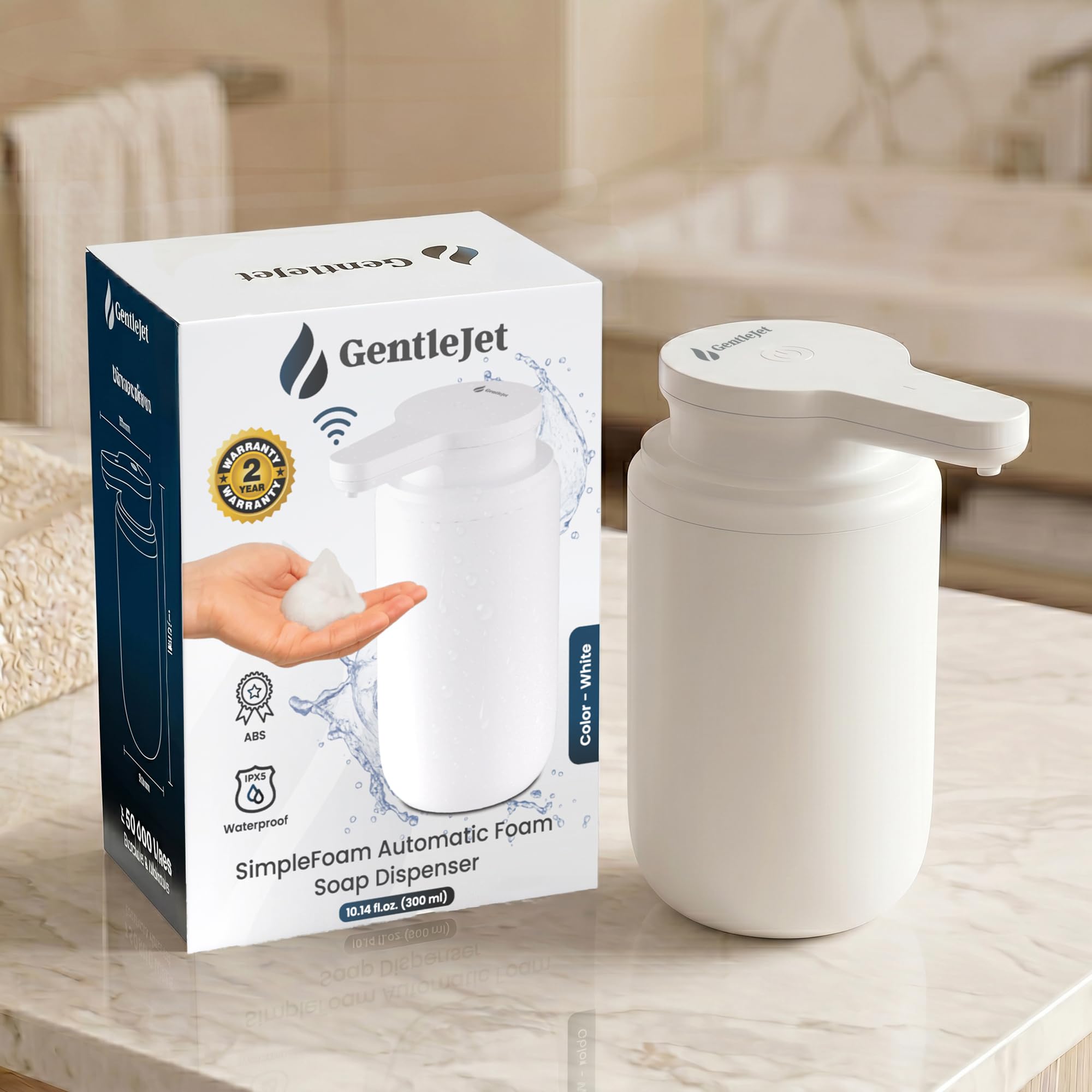 SimpleFoam Automatic Foaming Soap Dispenser Touchless Sensor