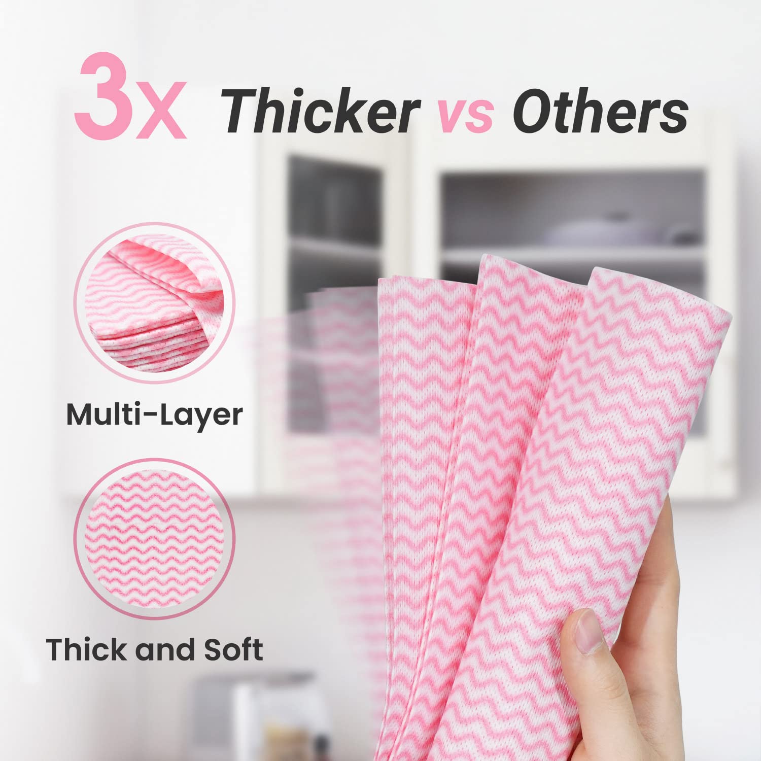 Reusable Cleaning Cloths Dish Paper Towels (25 Count)