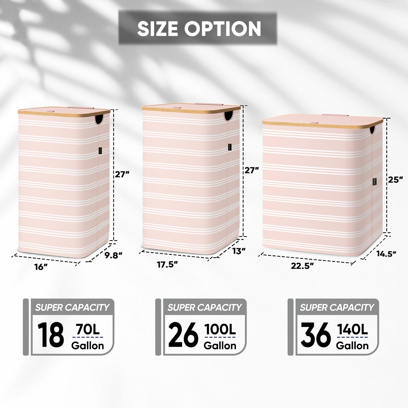 Laundry Hamper with Lid