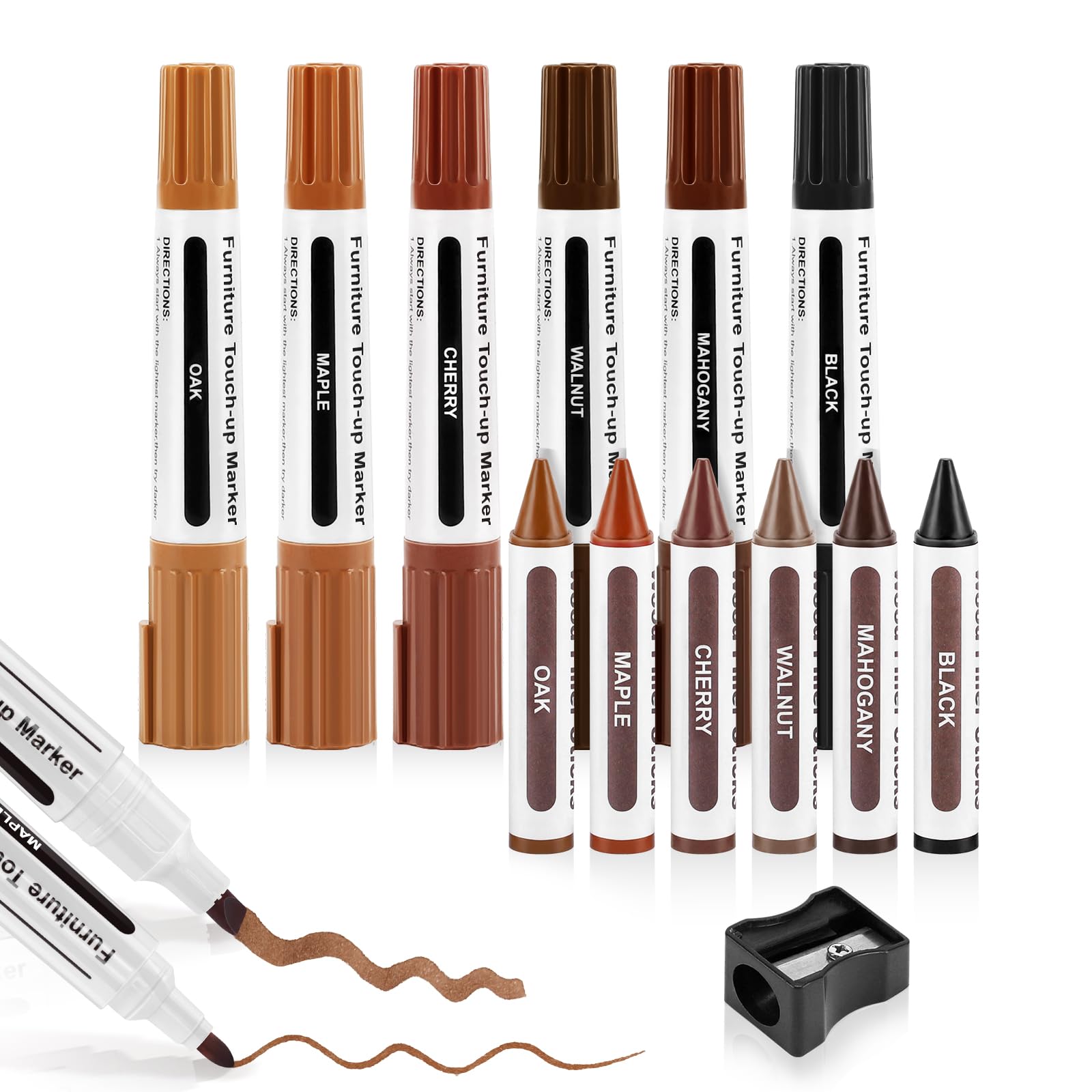 Dual Tip Furniture Markers Touch Up (13 Count)