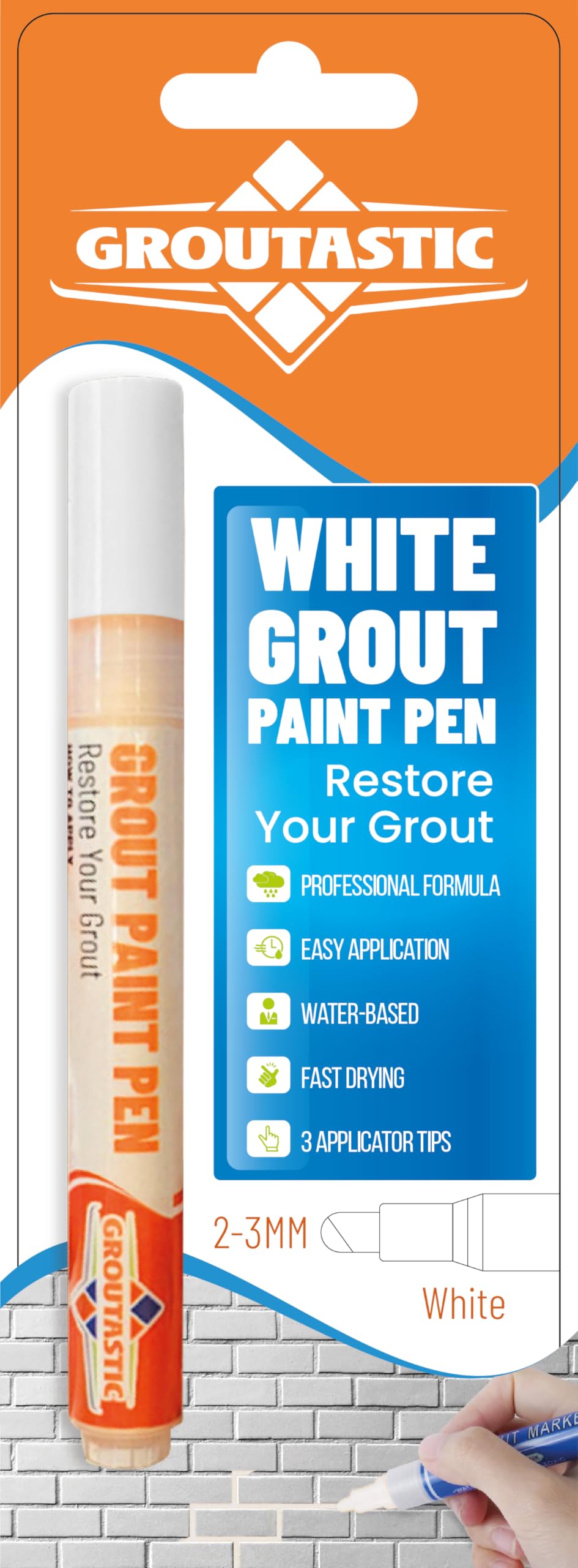 Grout Pen White