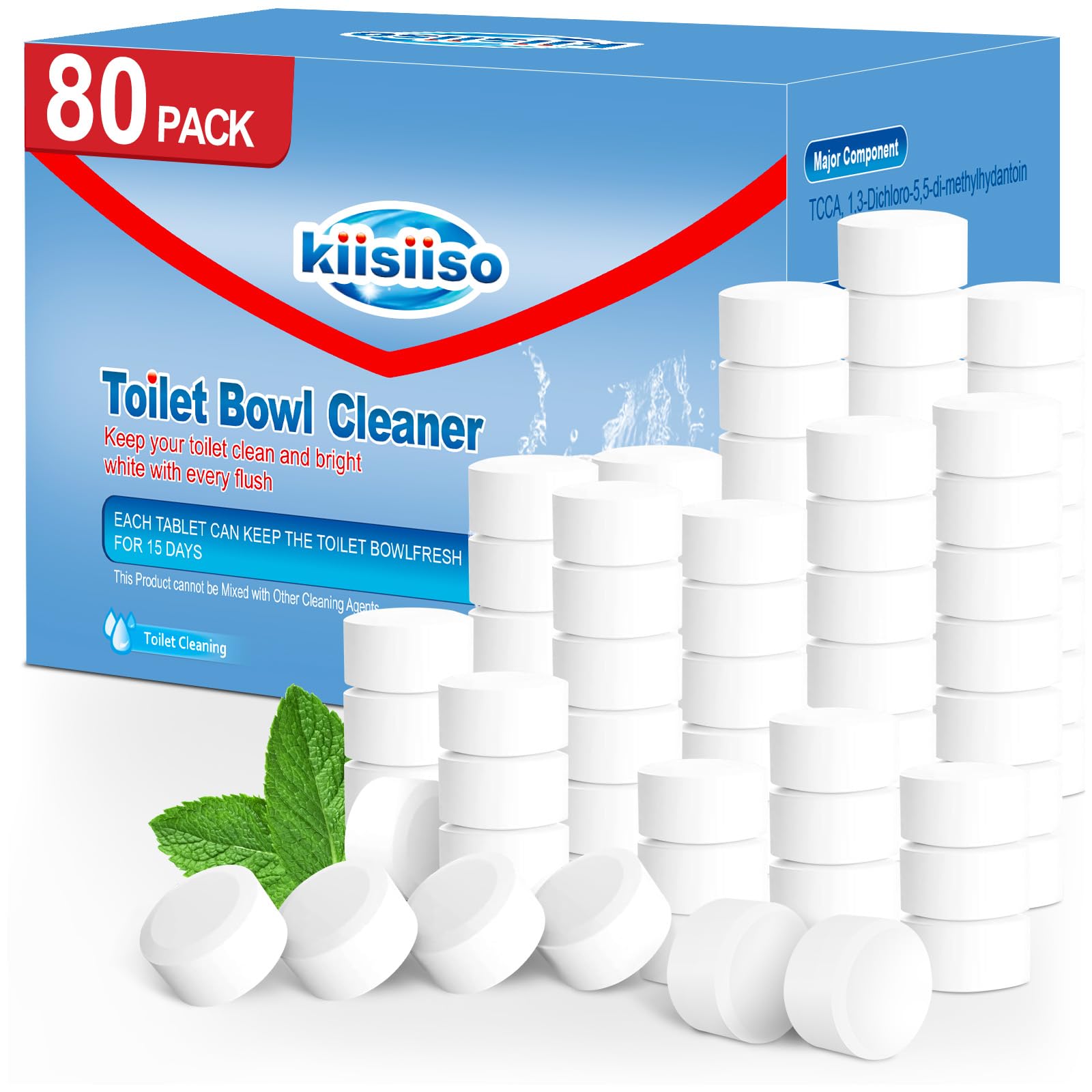 Toilet Bowl Cleaner Tablets 80 PACK (80 Count)