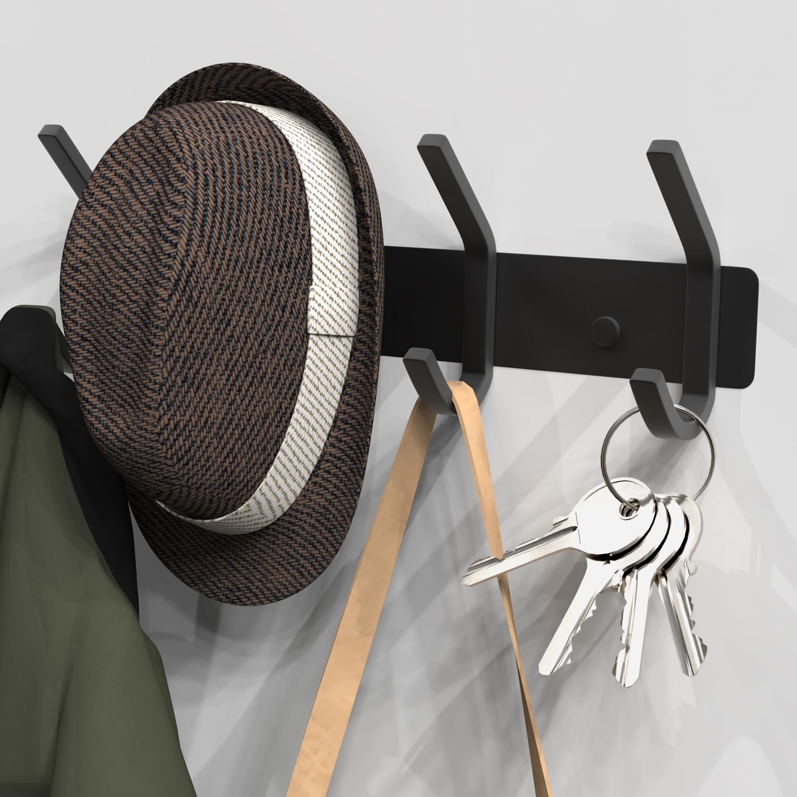 Wall Hooks Heavy Duty Aluminum Towel Hooks for Hanging Coat
