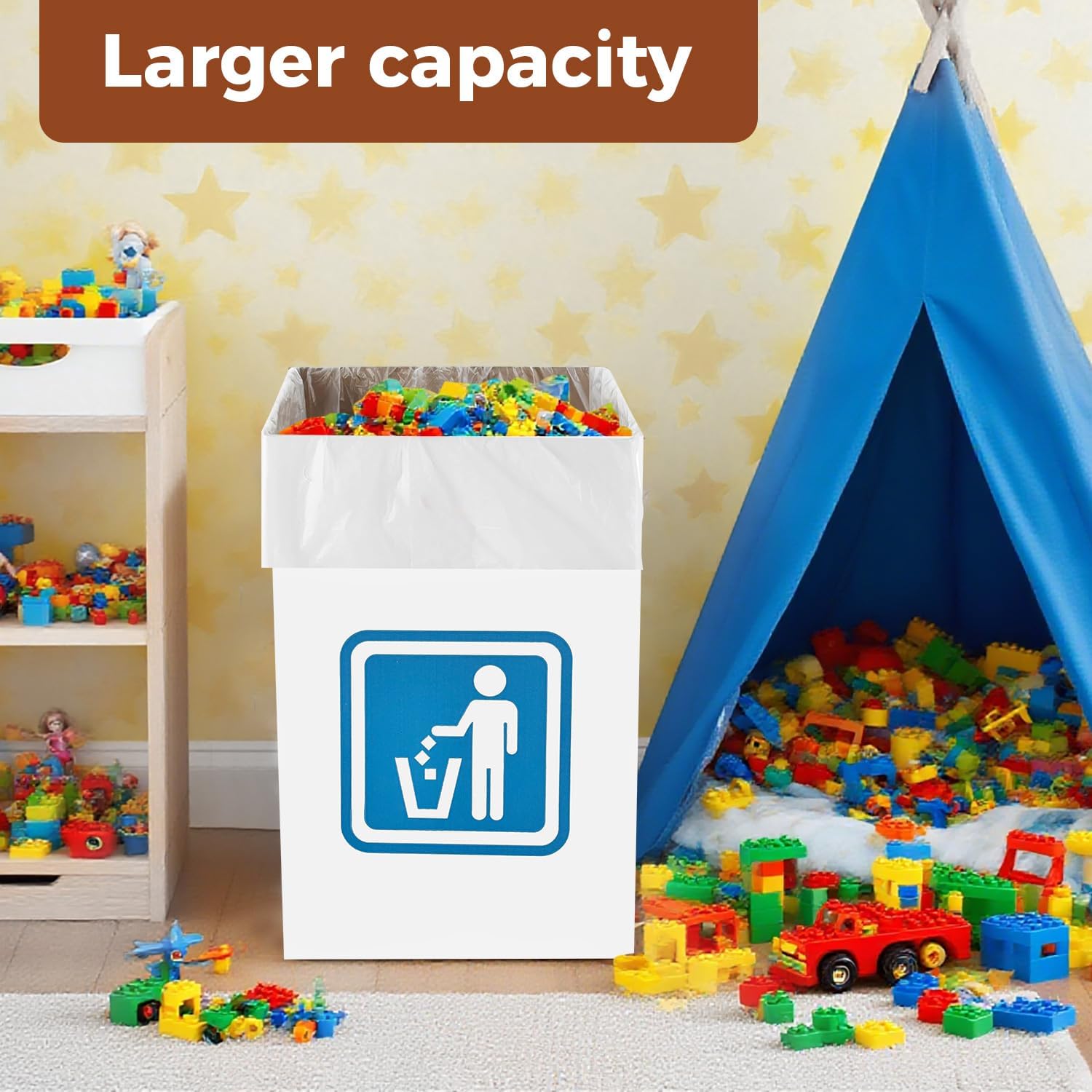 13 Gallon Cardboard Trash cans for Events